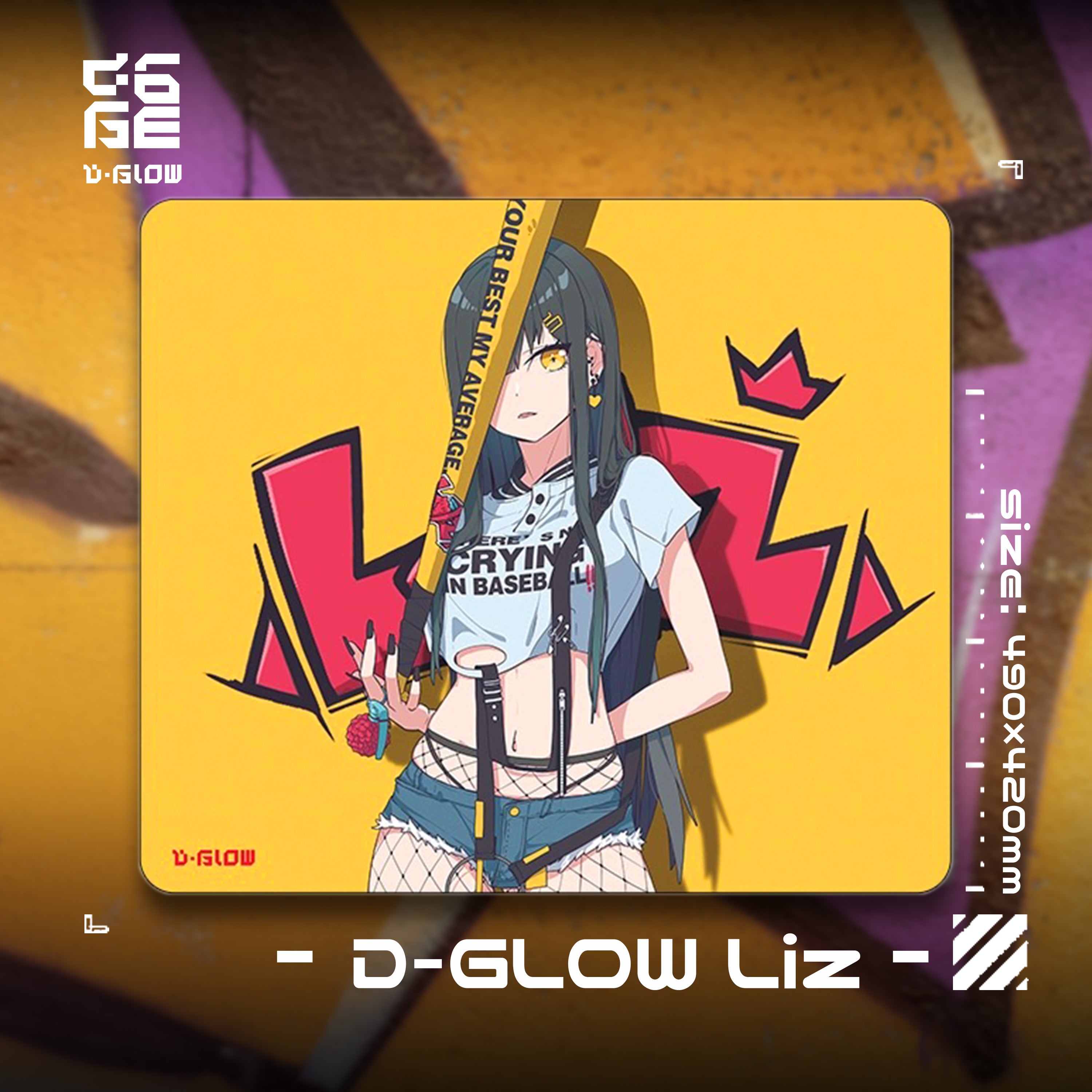 D-GLOW Liz【布製マウスパッド】