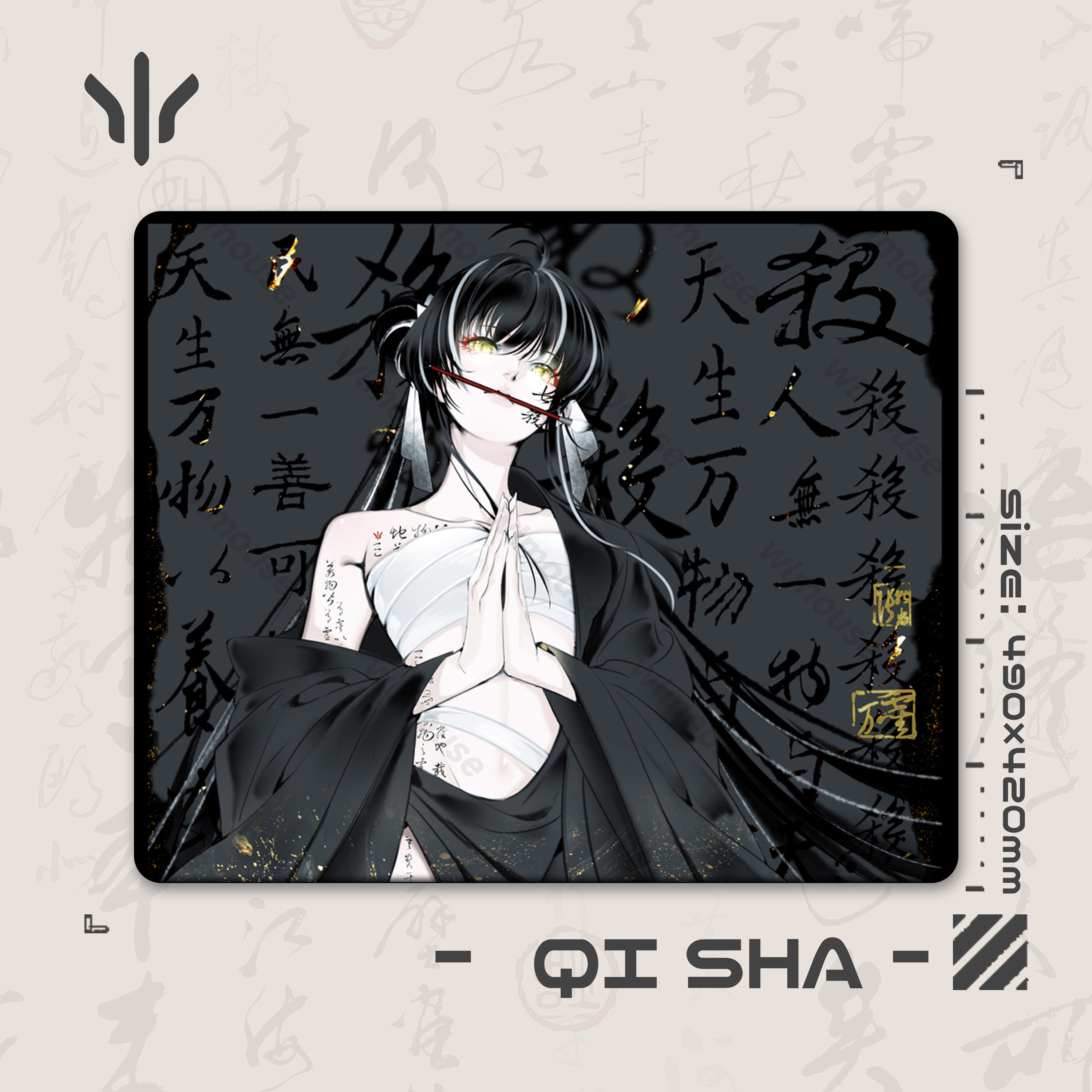 WLMOUSE 七殺-QISHA- 【数量限定】【マウスパッド】