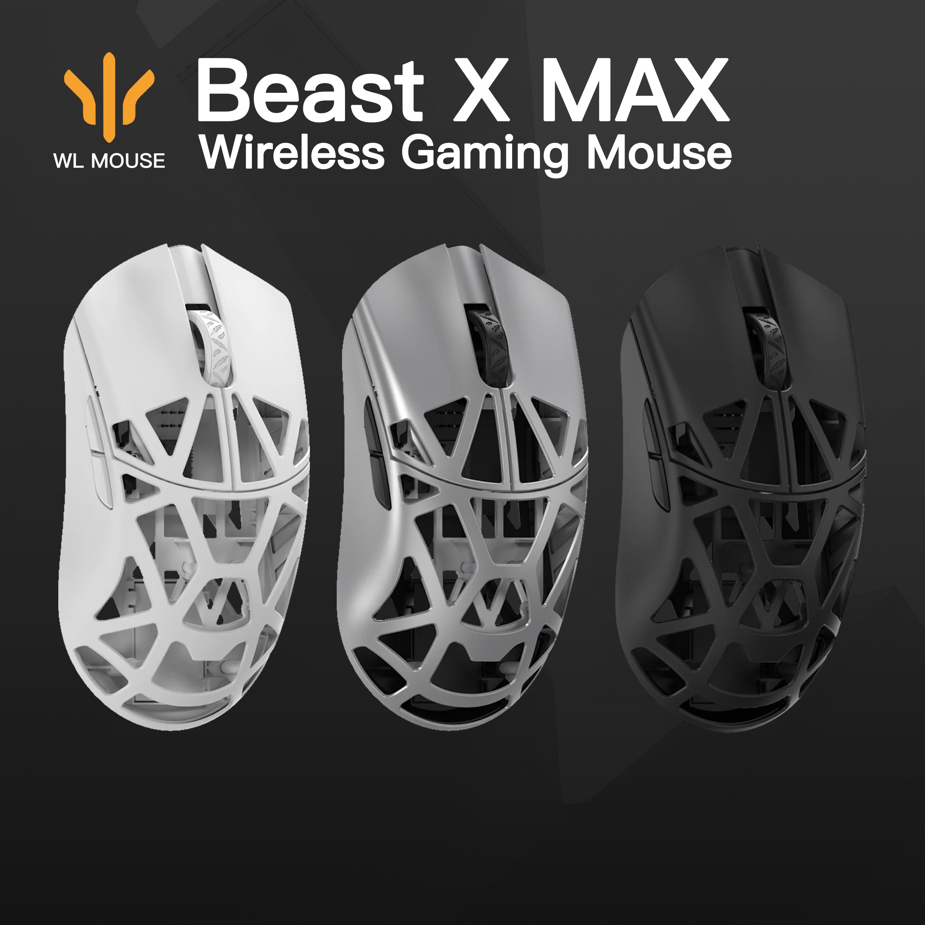 WLMOUSE Beast X Max(サイド穴なし)【ゲーミングマウス】