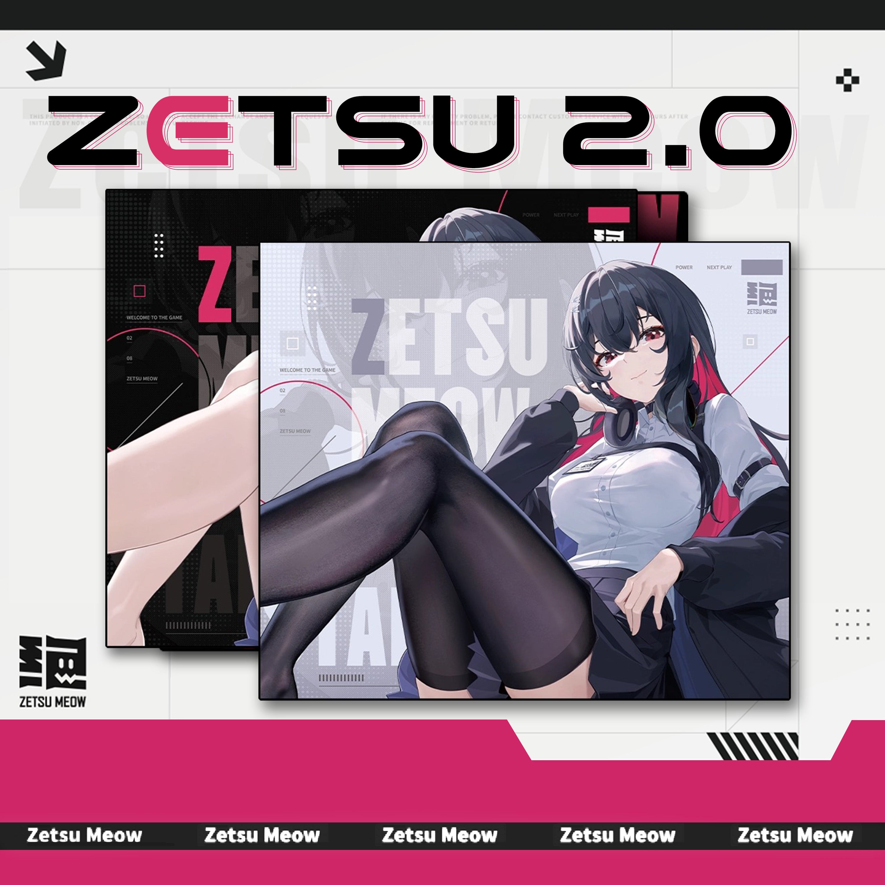 ZETSUMEOW 絶2.0-ZETSU2.0-【布製マウスパッド】