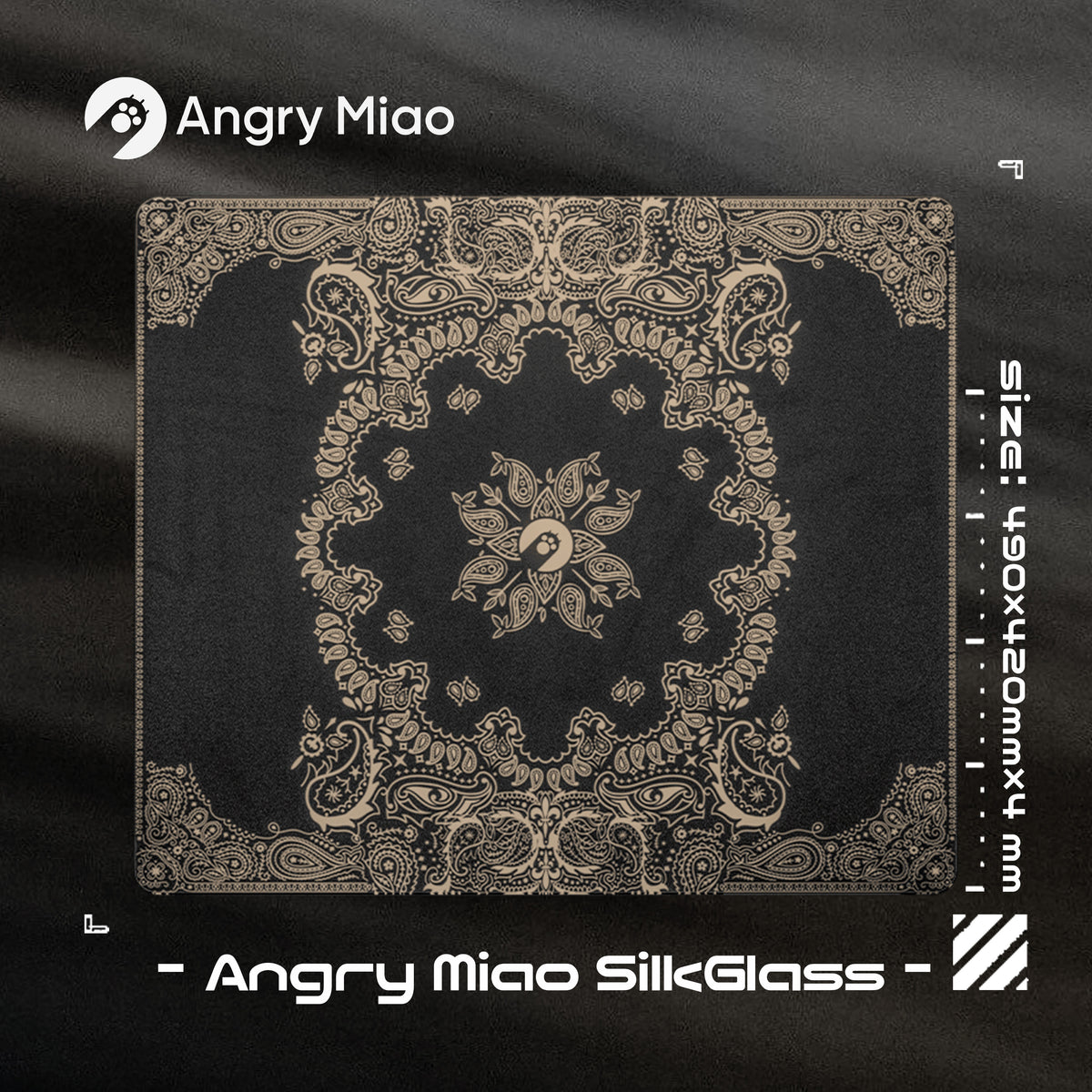 Angry Miao SilkGlass【ガラス製マウスパッド】