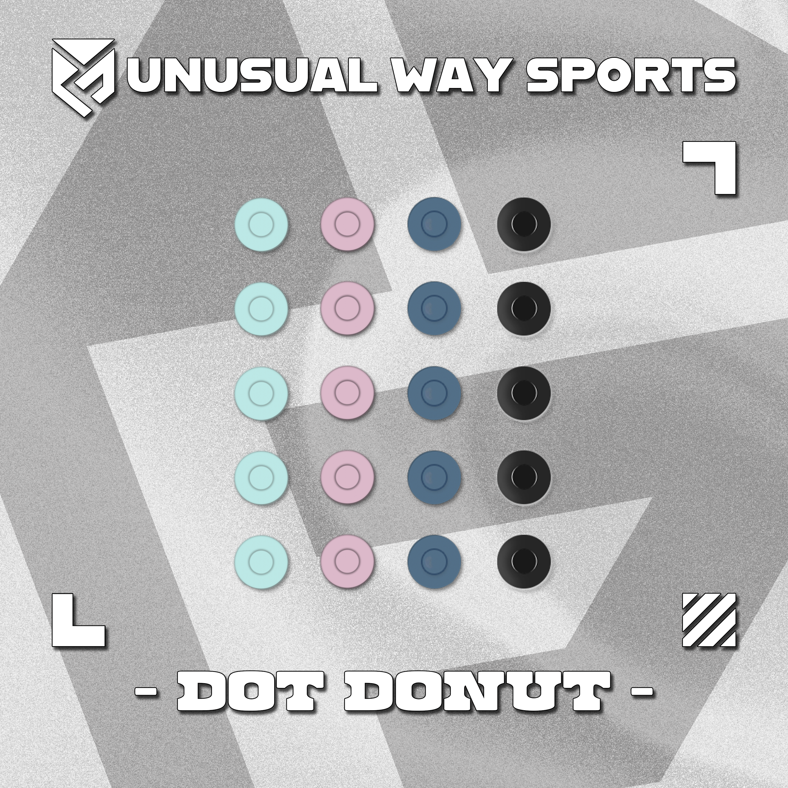 Unusual Way Sports Dot Donut【汎用型マウスソール】