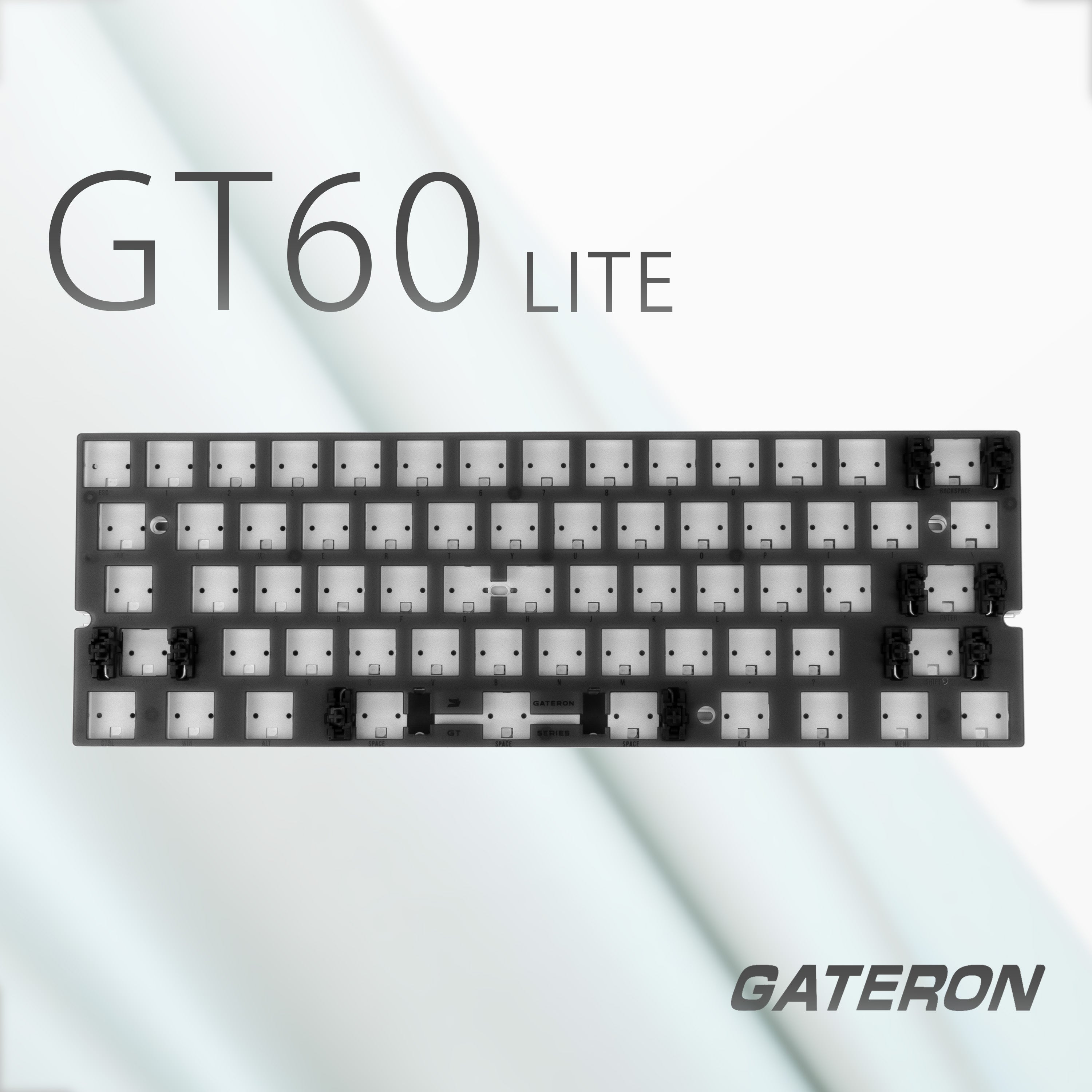 GATERON GT60 Lite Magnetic Keyboard PCBA【スタビ&フォーム組み立て済み】