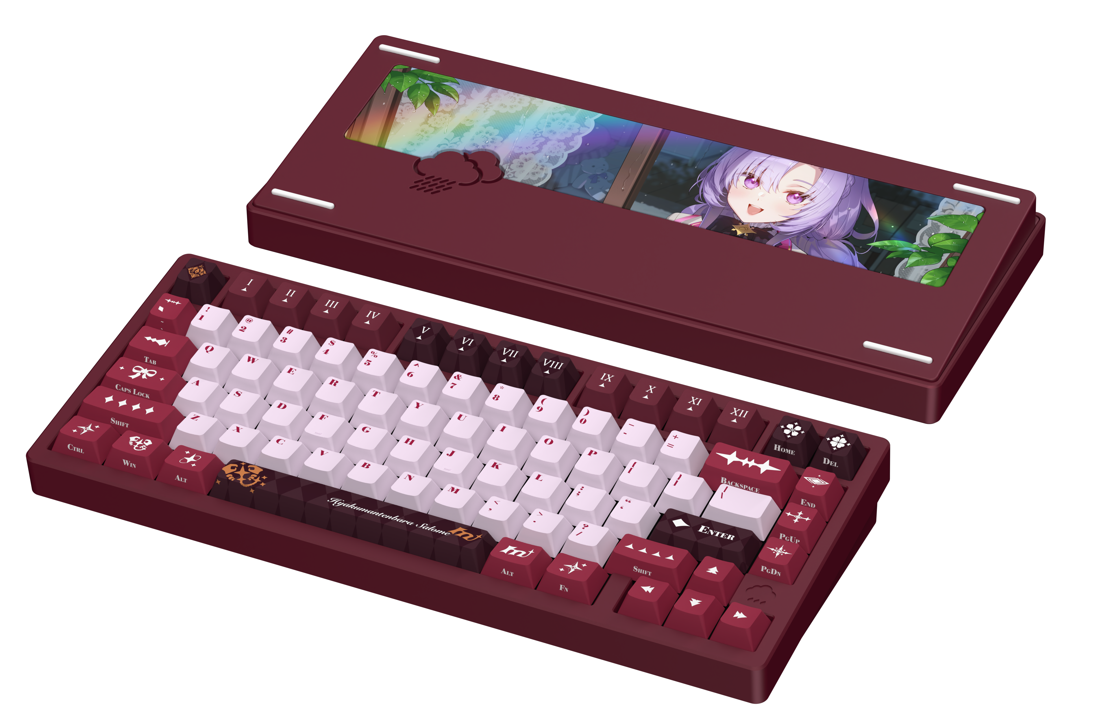 KIBU × にじさんじ - Rainy 75 Pro 壱百満天原サロメEdition【メカニカルキーボード】