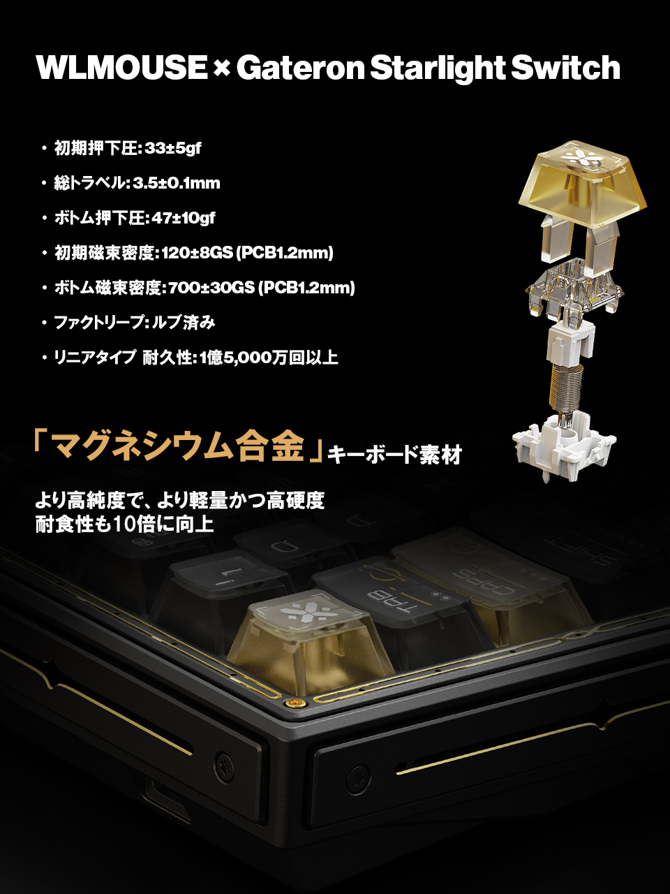 【先行予約販売】WLMOUSE 幻63 HE【ゲーミングキーボード】