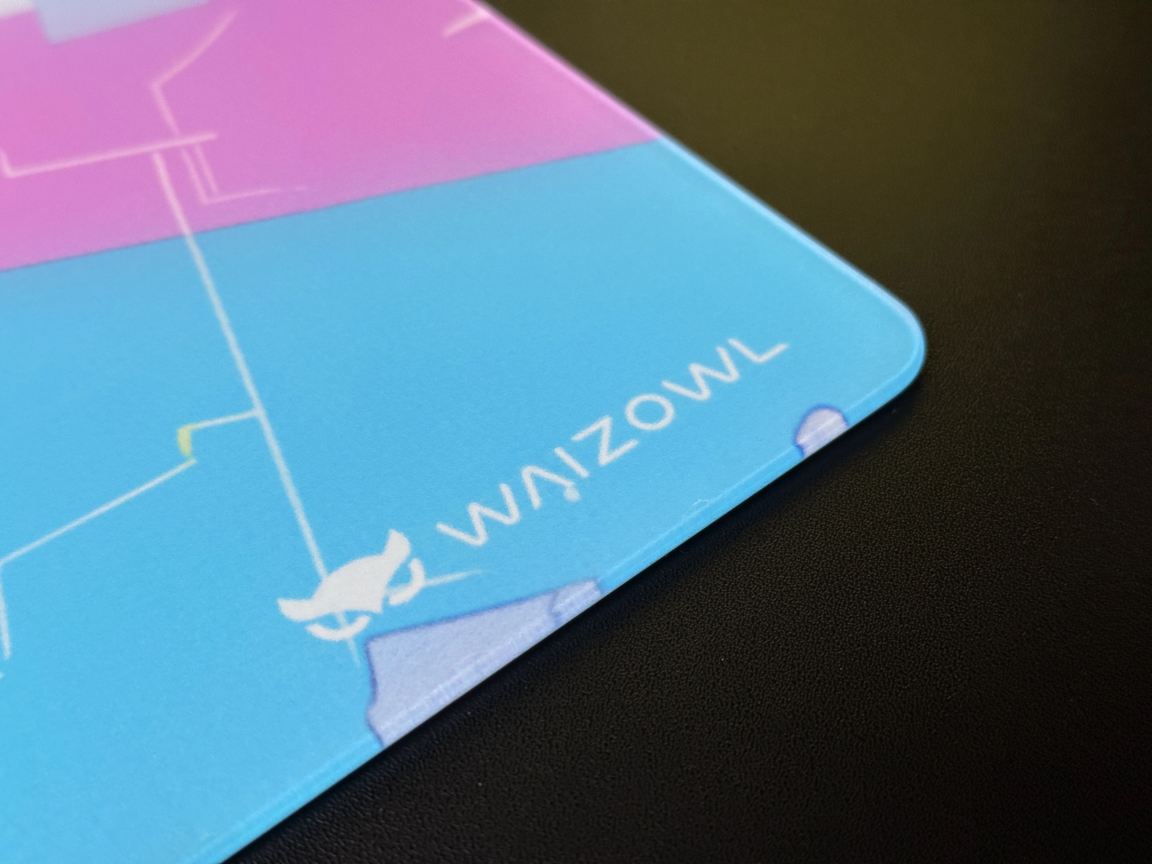 D-GLOW 速-SU- WAIZOWL Limited Ver.【ガラス製マウスパッド】