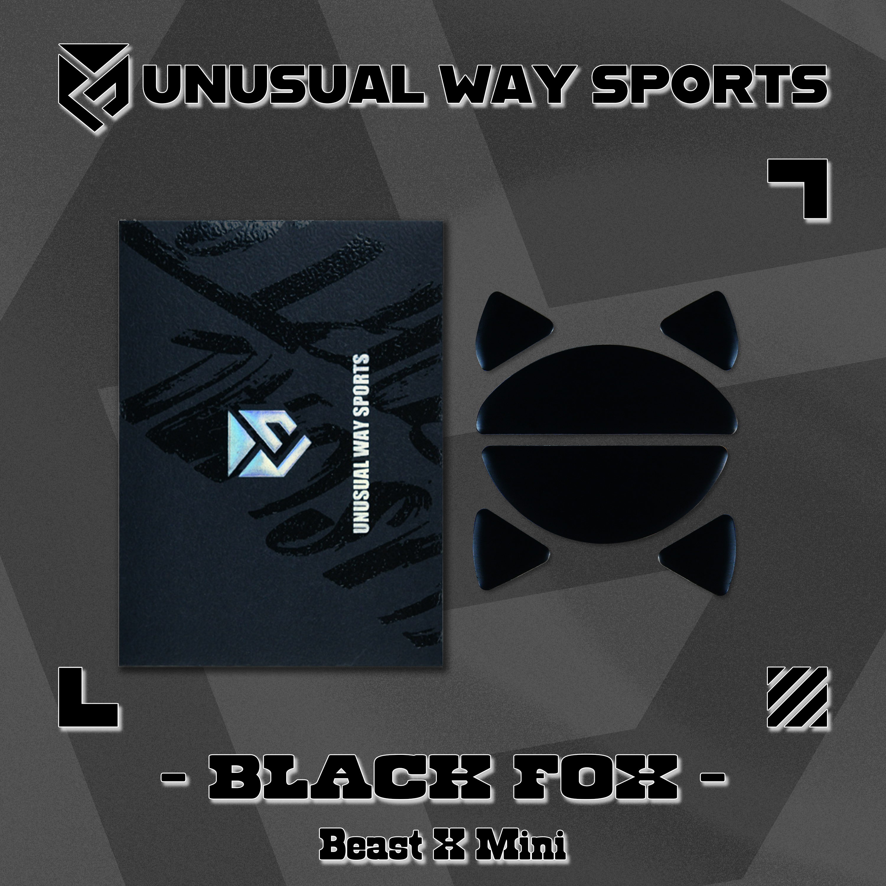 Unusual Way Sports Black Fox【専用マウスソール】