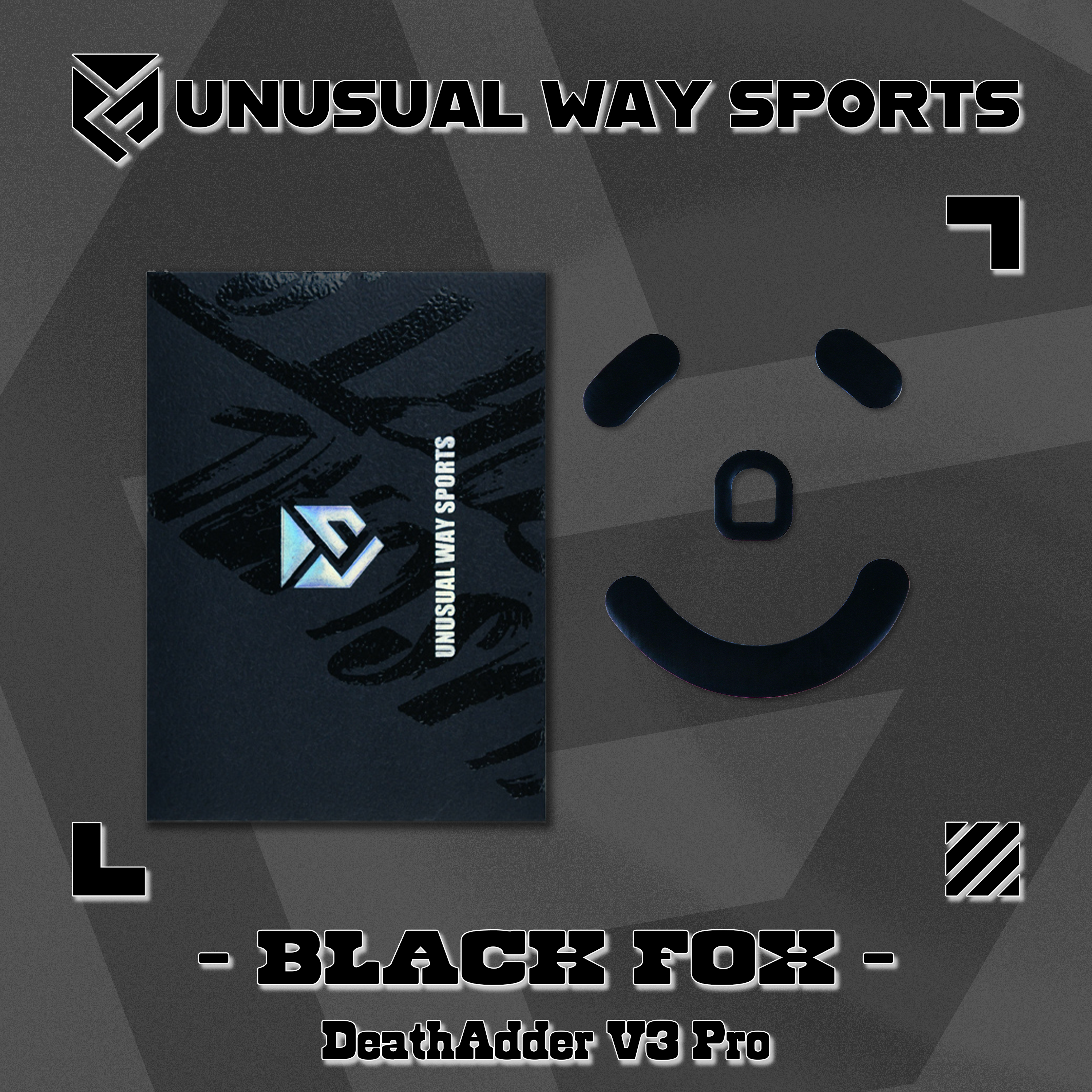 Unusual Way Sports Black Fox【専用マウスソール】