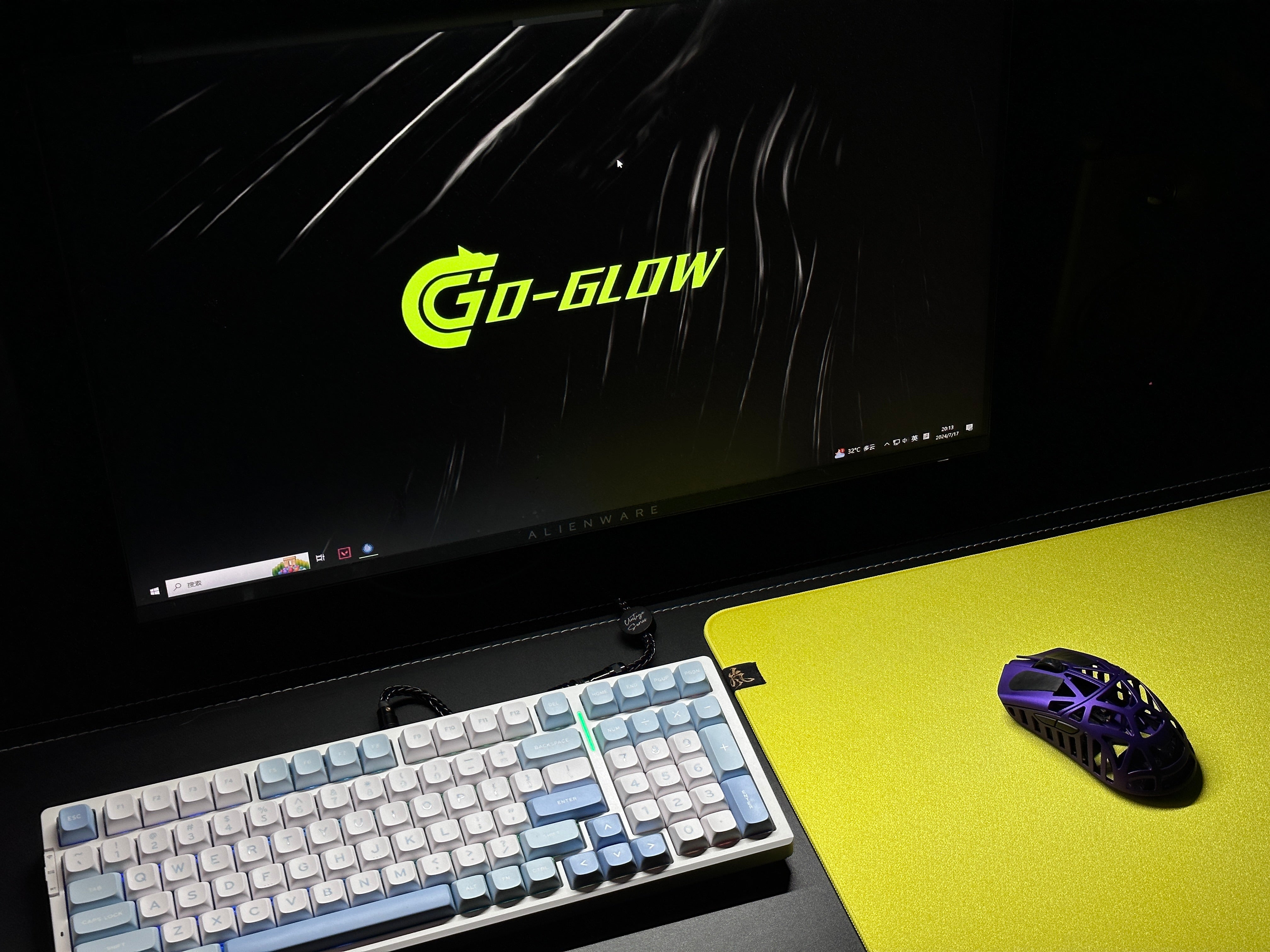 D-GLOW 岚-LAN-【布製マウスパッド】