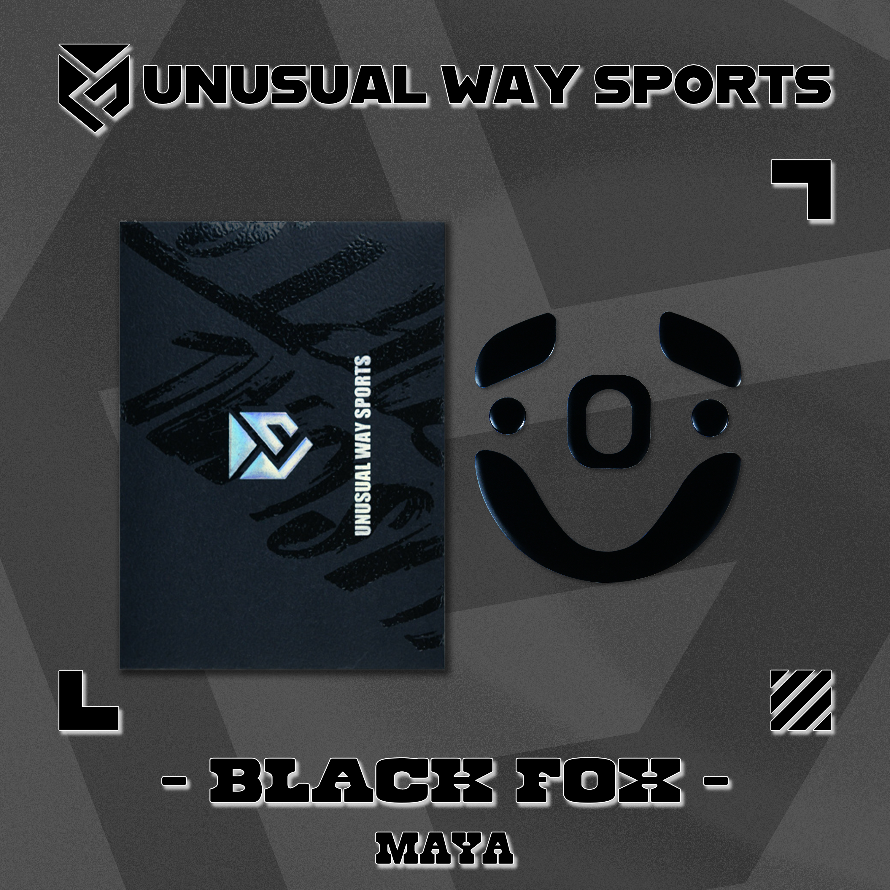 Unusual Way Sports Black Fox【専用マウスソール】