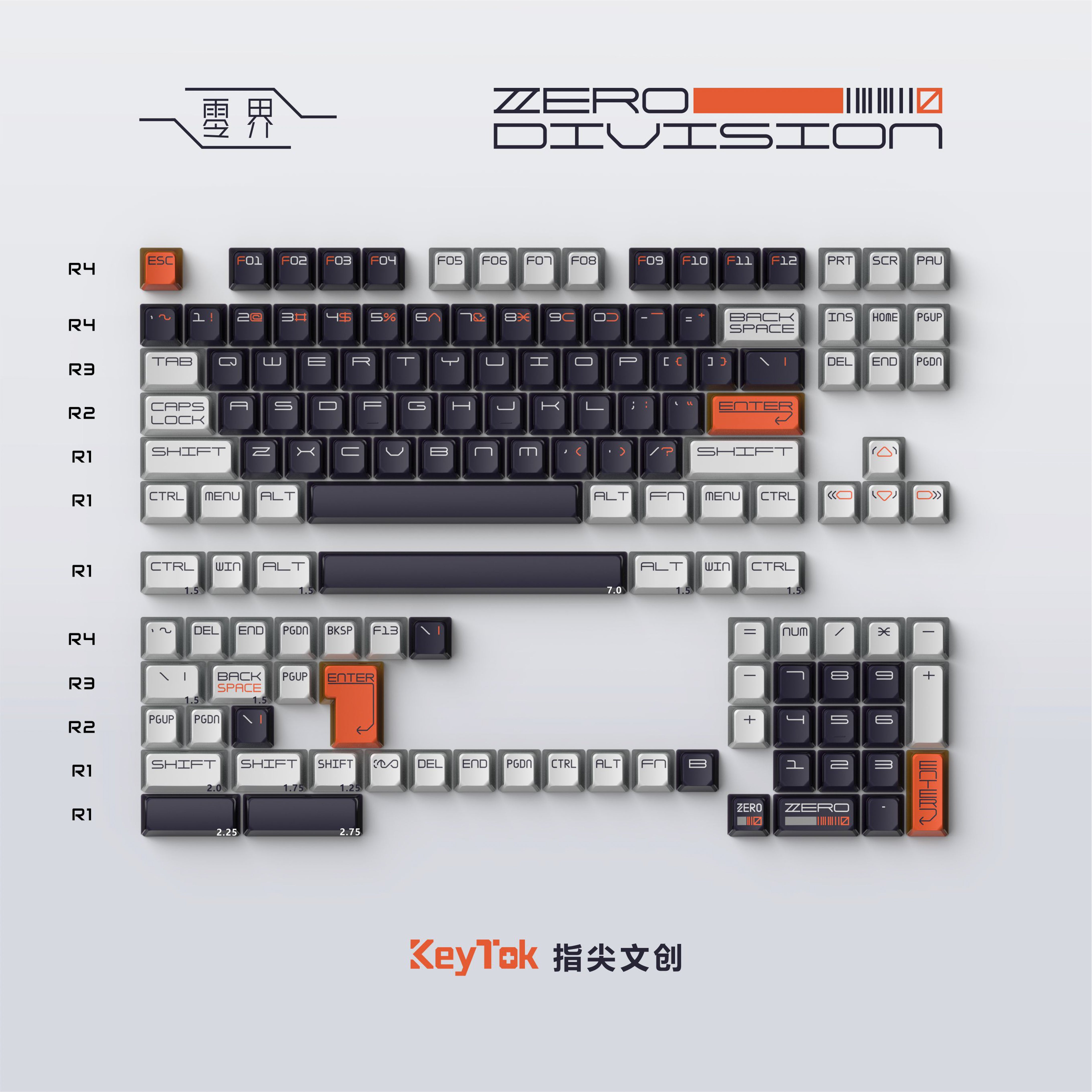 KeyTok ZERO DIVISION (142key)