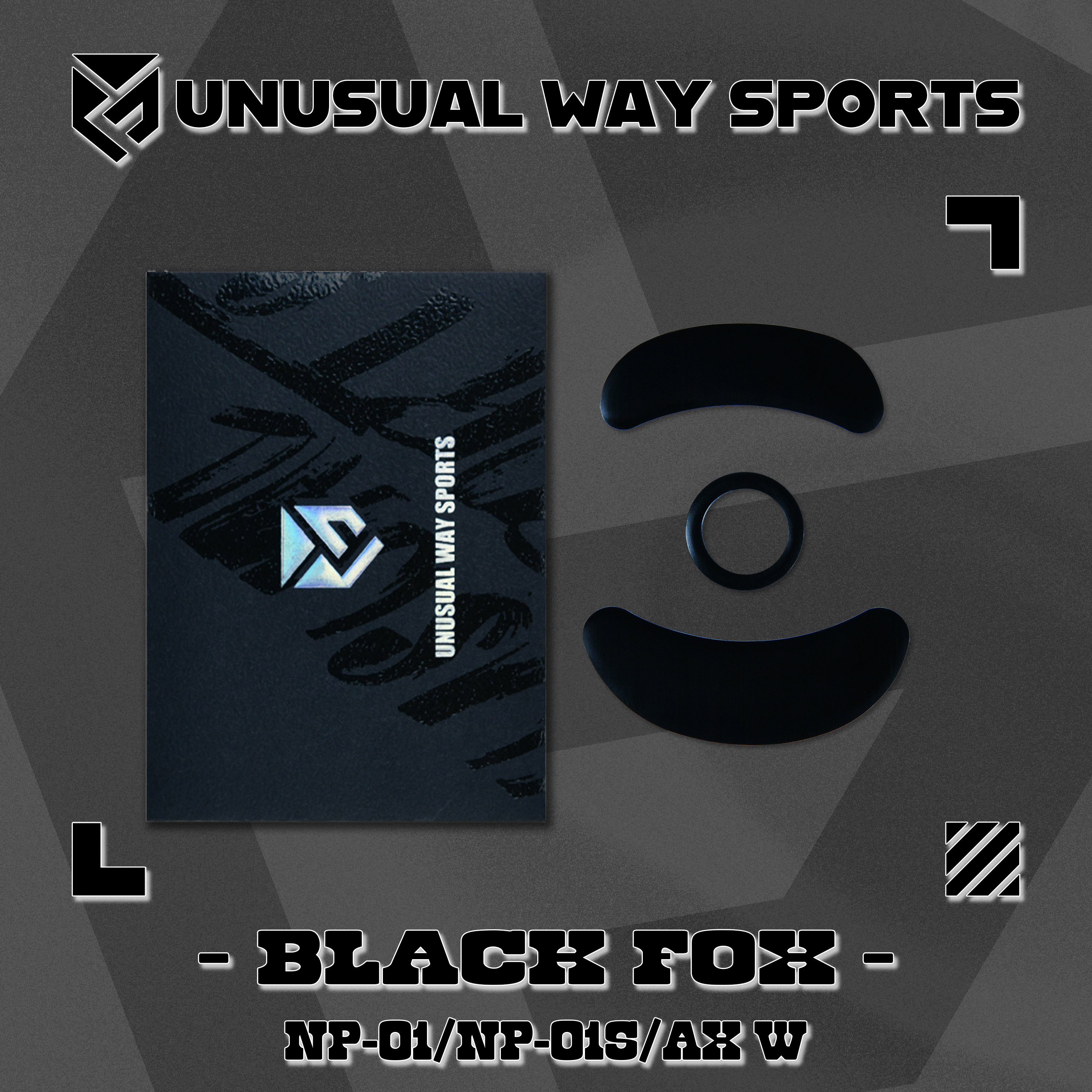 Unusual Way Sports Black Fox【専用マウスソール】