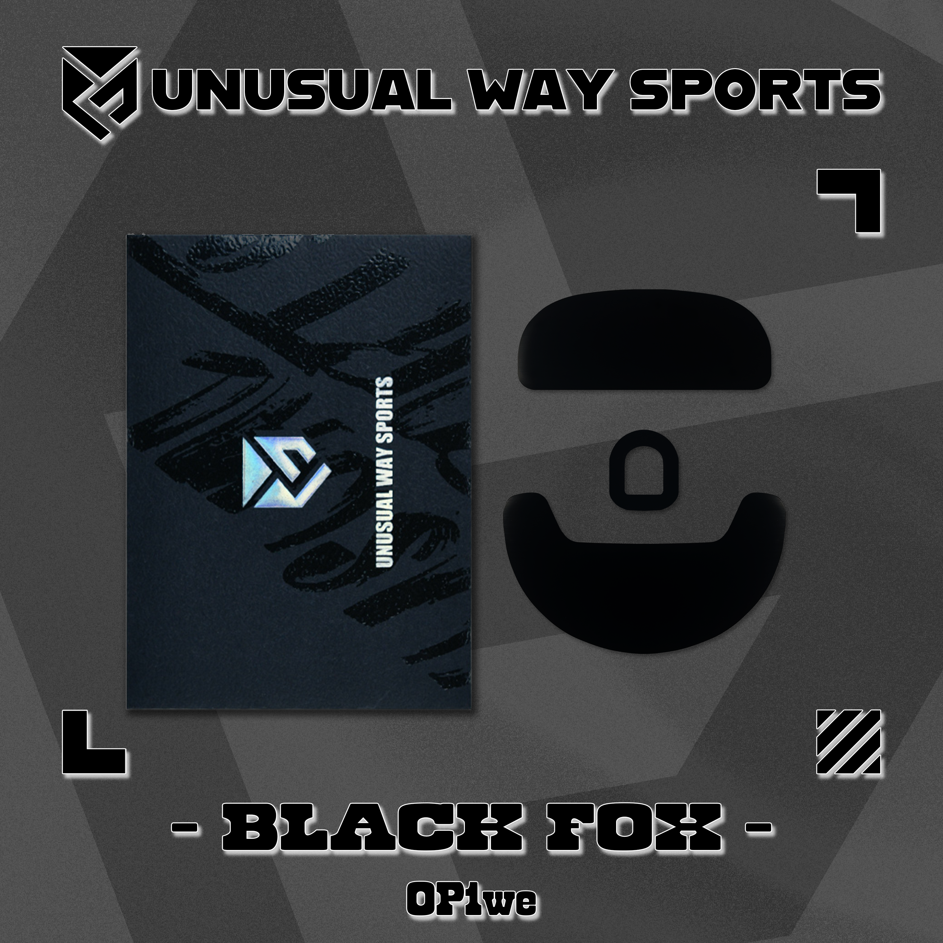 Unusual Way Sports Black Fox【専用マウスソール】