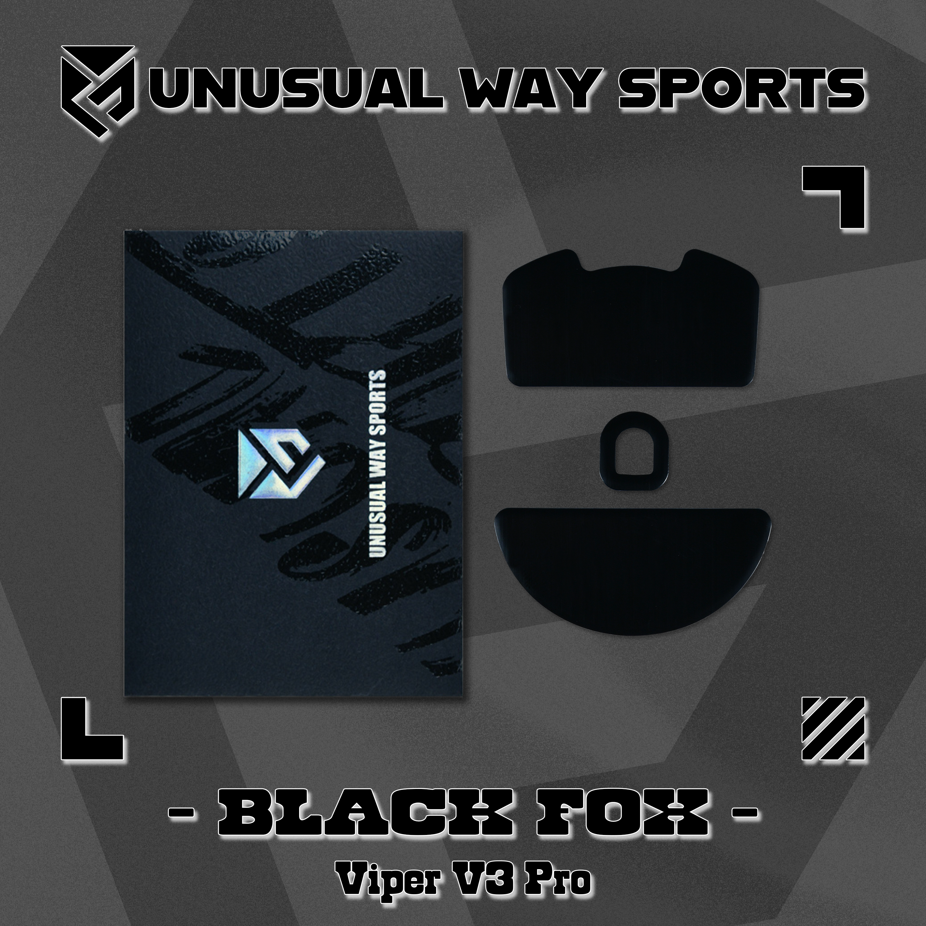 Unusual Way Sports Black Fox【専用マウスソール】