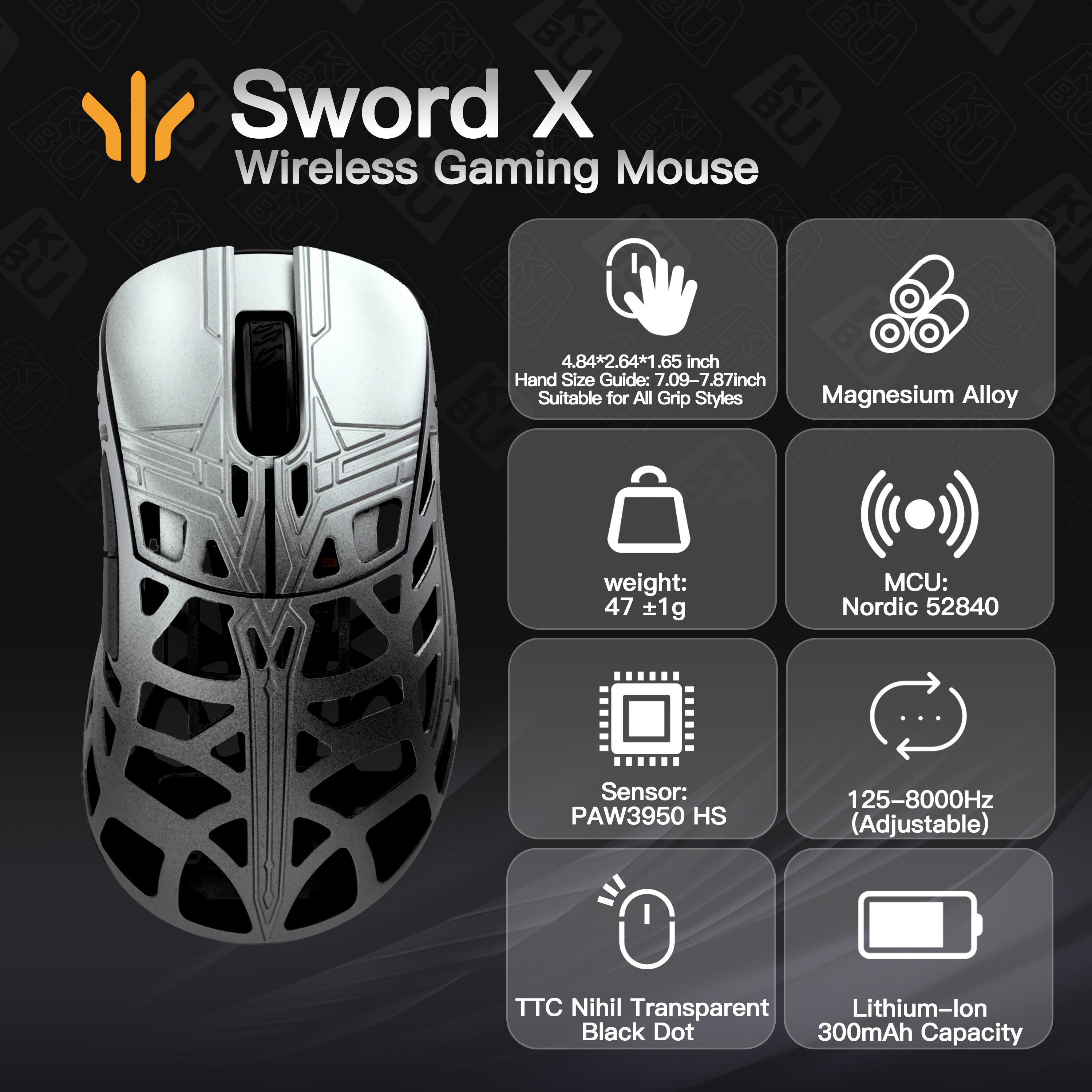 WLMOUSE Sword X Page2【ゲーミングマウス】