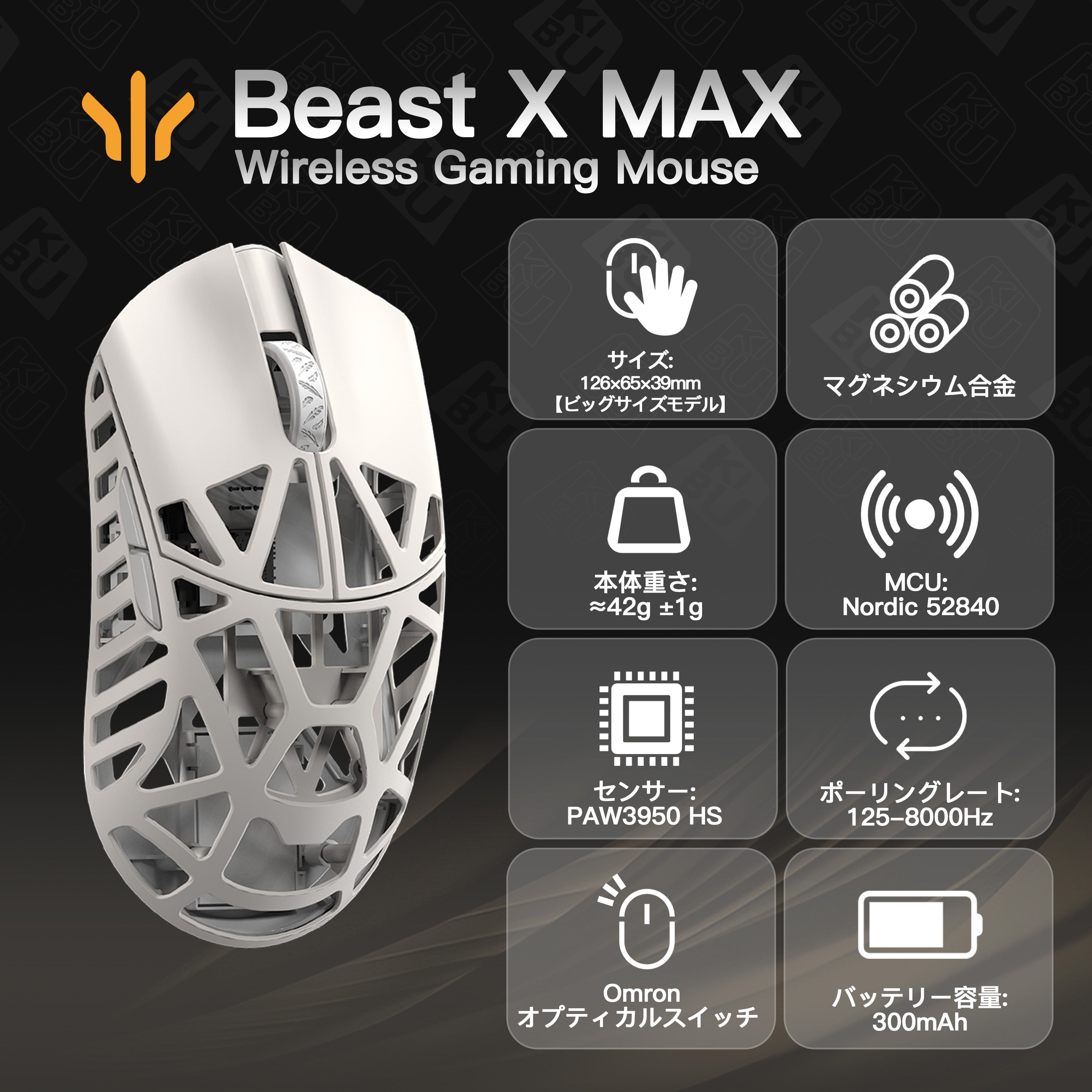 WLMOUSE Beast X Max P2【1月上旬登場予定】