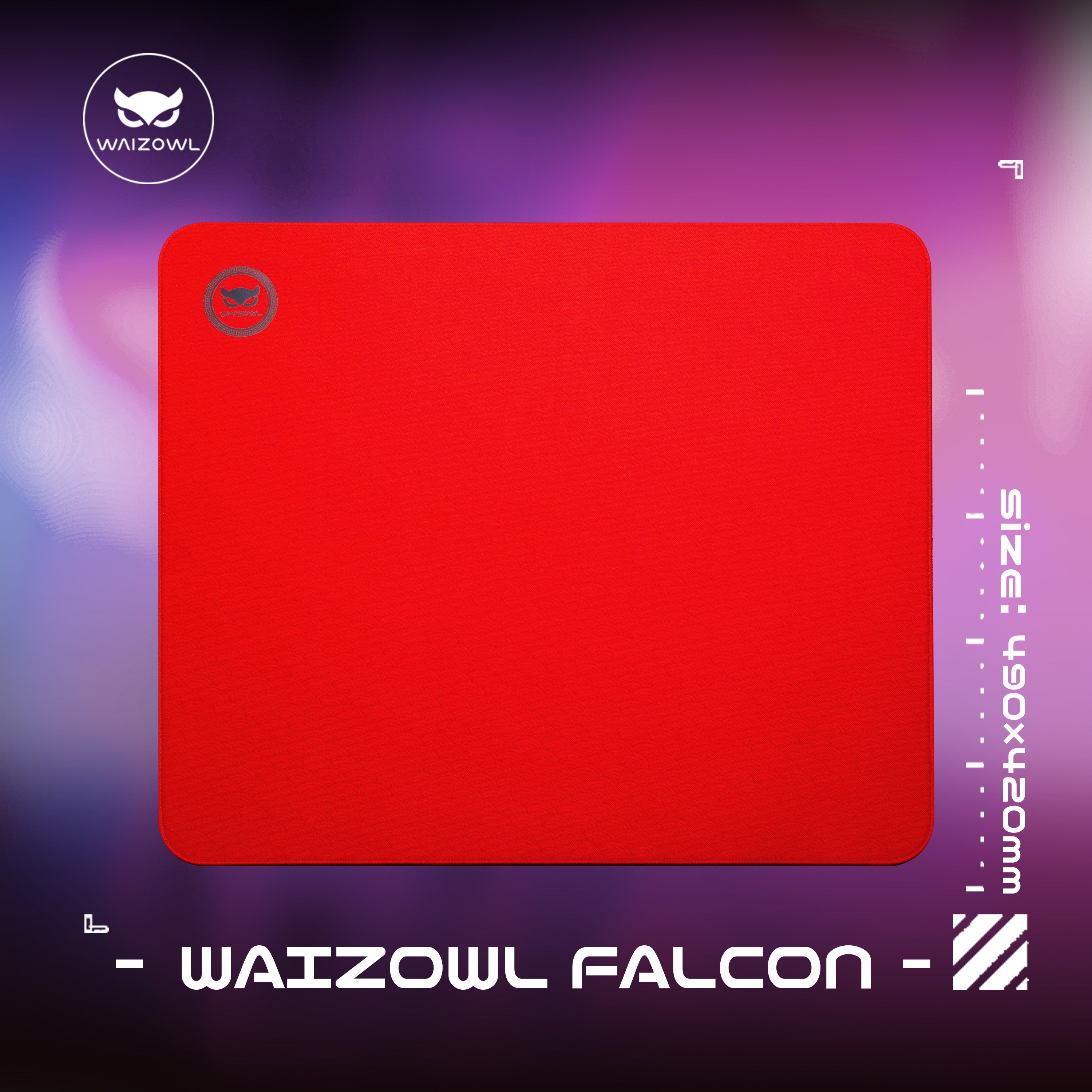 【现已接受预订】Waiizowl Falcon Hayabusa 游戏鼠标垫 49 x 42 KIBU 官方商品