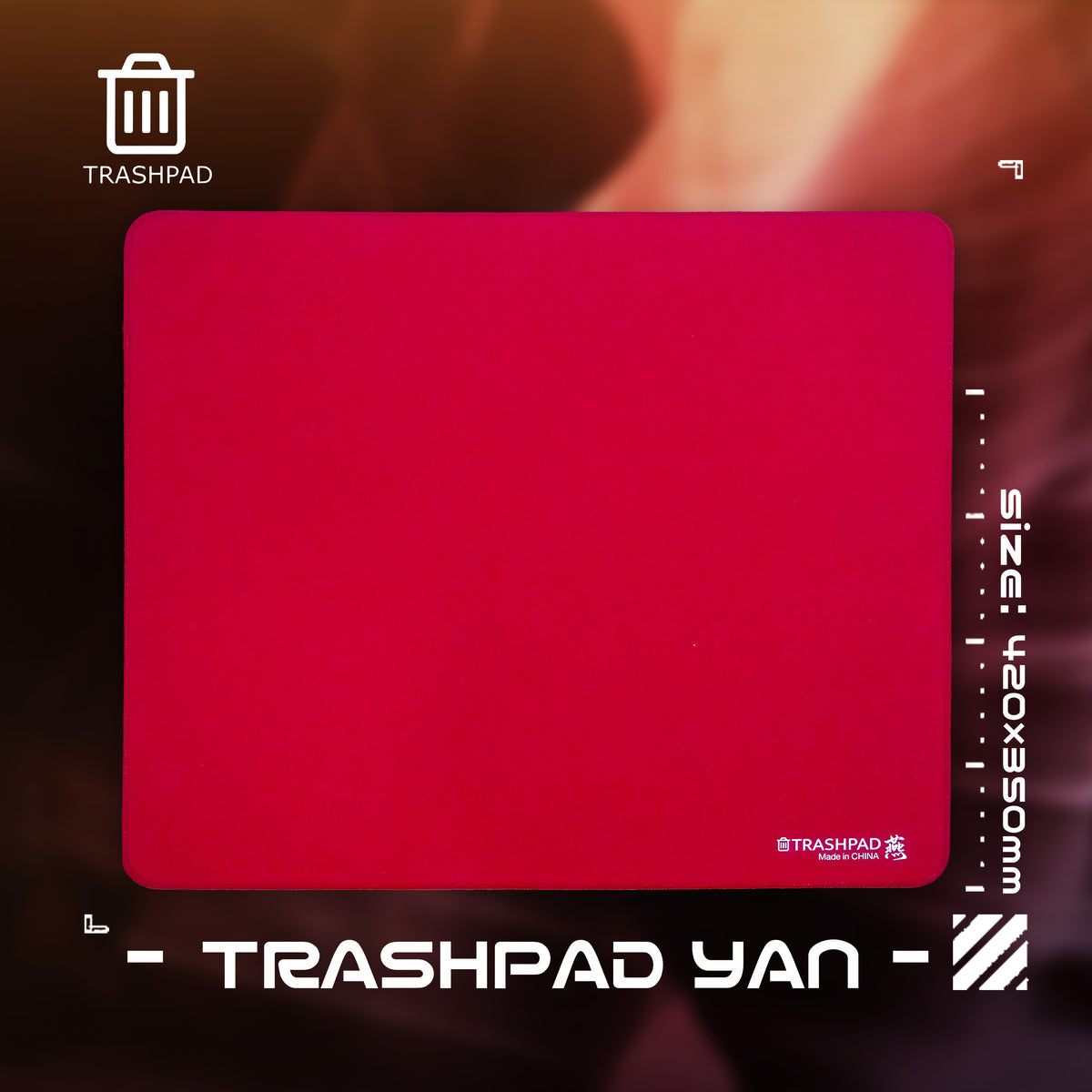 TRASHPAD 燕【布製マウスパッド】