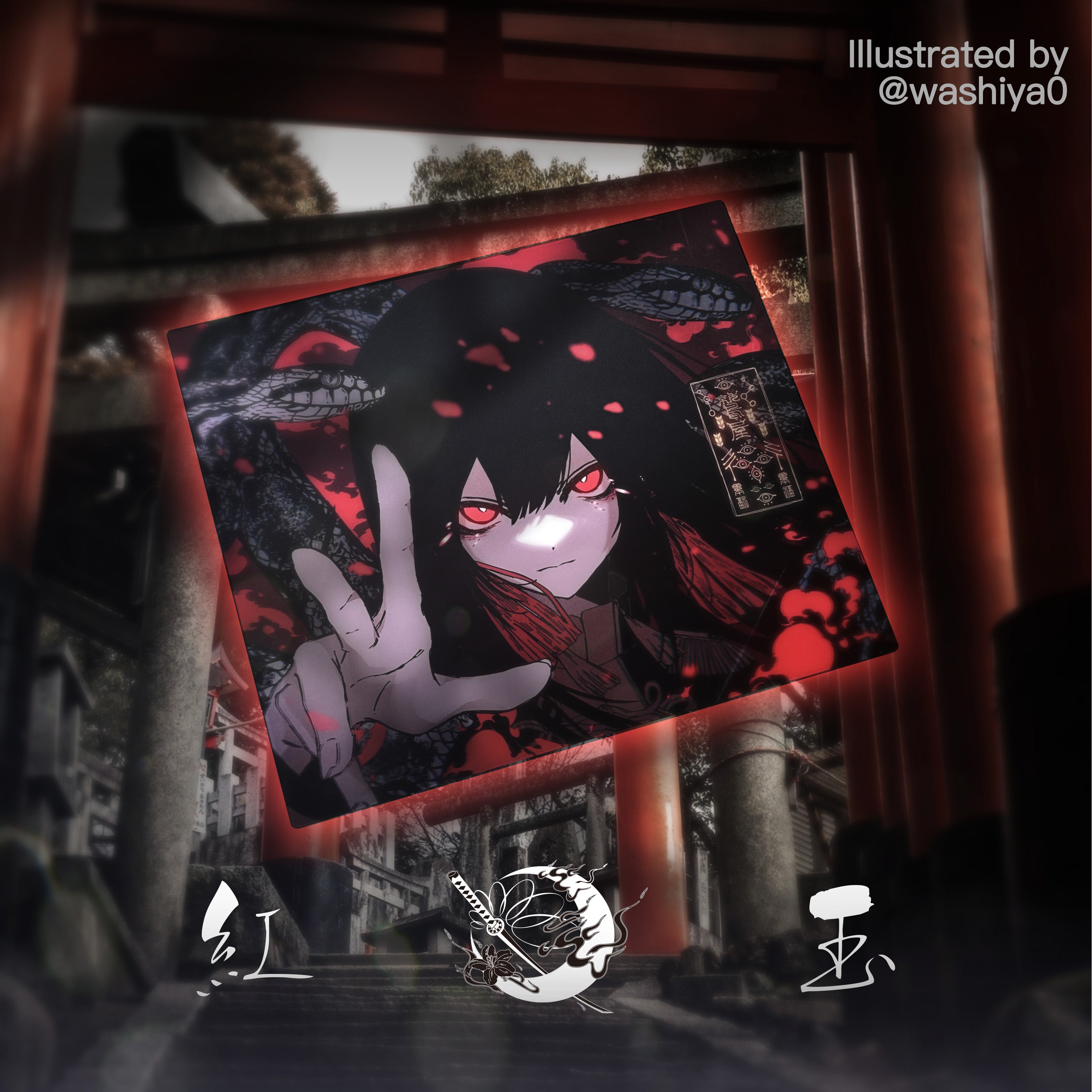 【完売】AbyssGaming 紅玉【ガラス製マウスパッド】次期再販9月予定