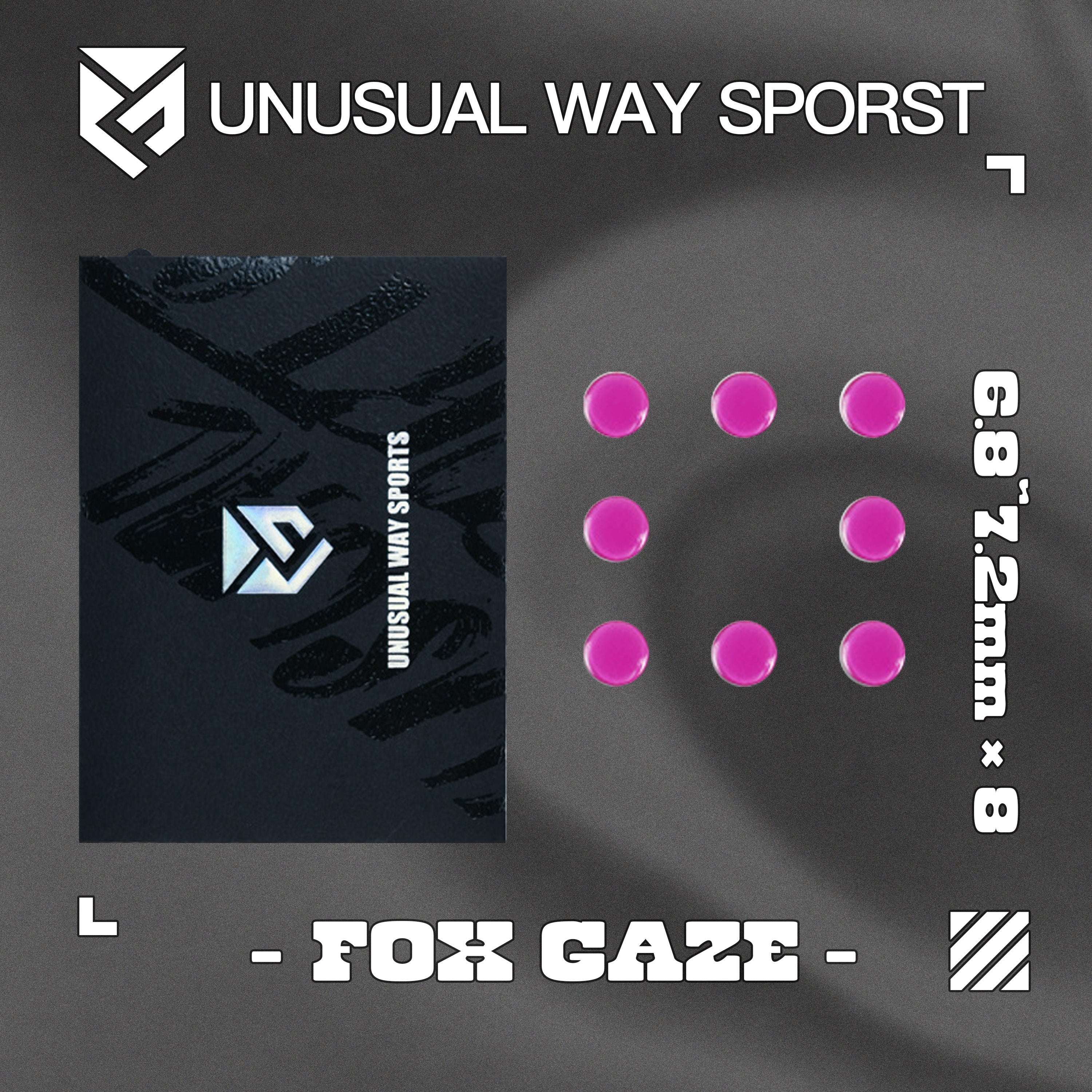 Unusual Way Sports Fox Gaze Dot【汎用型マウスソール】