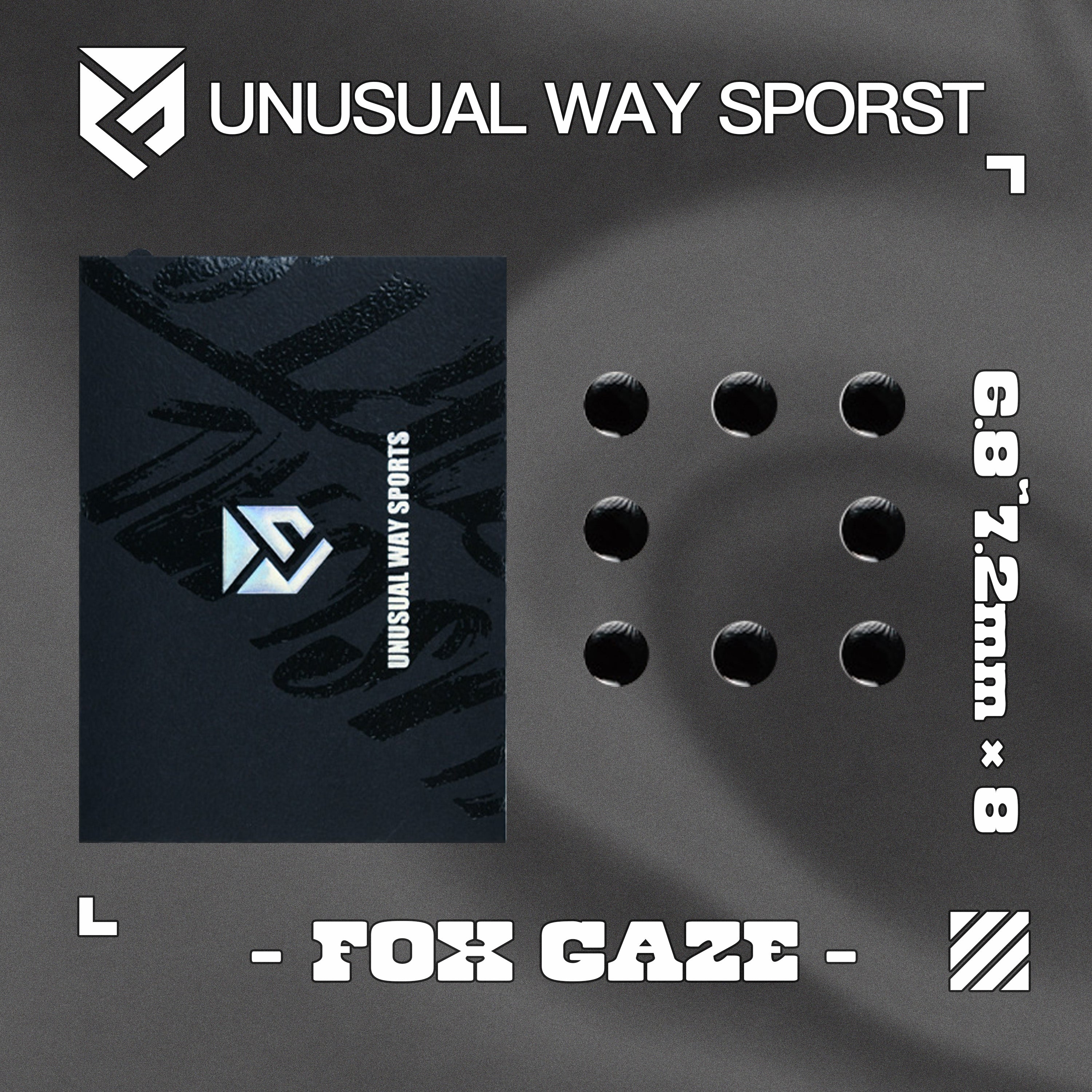 Unusual Way Sports Fox Gaze Dot【汎用型マウスソール】