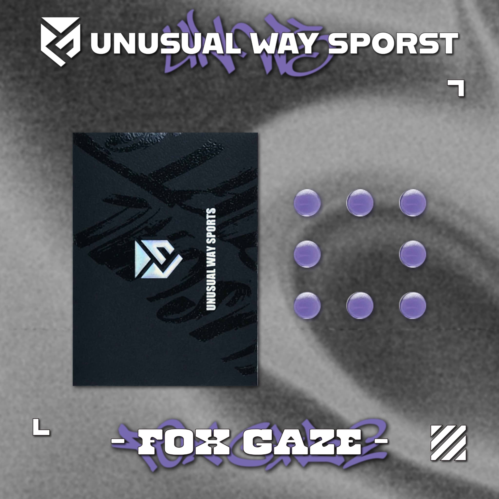 Unusual Way Sports Fox Gaze Dot【汎用型マウスソール】