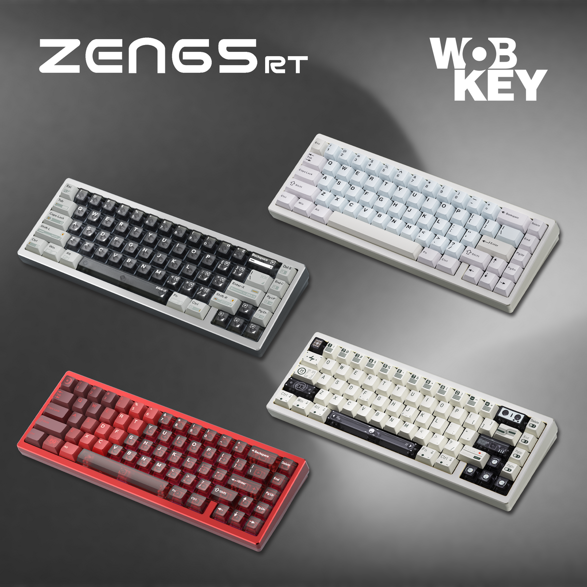 WOBKEY zen65 ultraホワイト The Best 65% Normal Profile Keyboard! WOBKEY ZEN65 Ultra & Lite