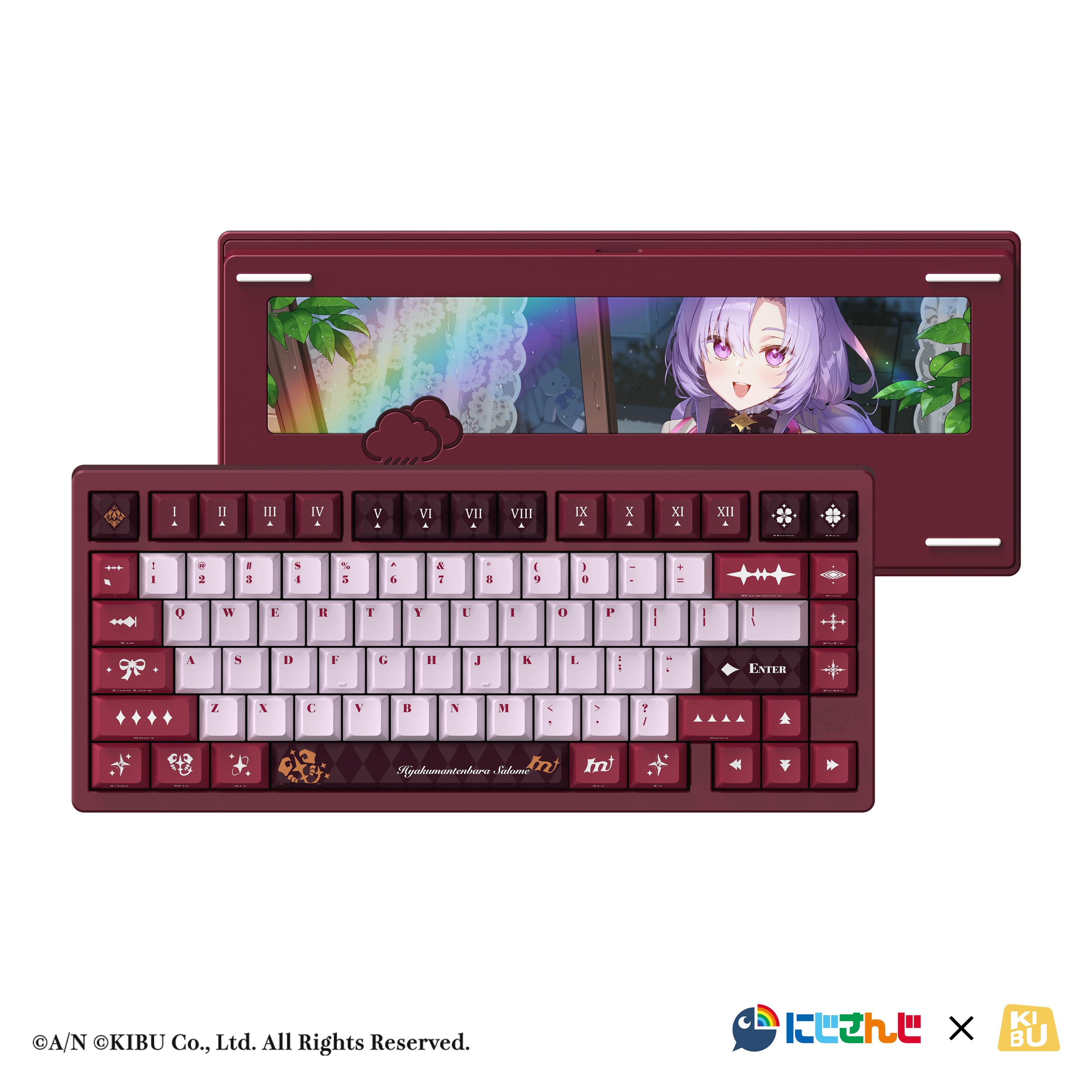 [JP] KIBU × にじさんじ - Rainy 75 Pro 壱百満天原サロメEdition【メカニカルキーボード】