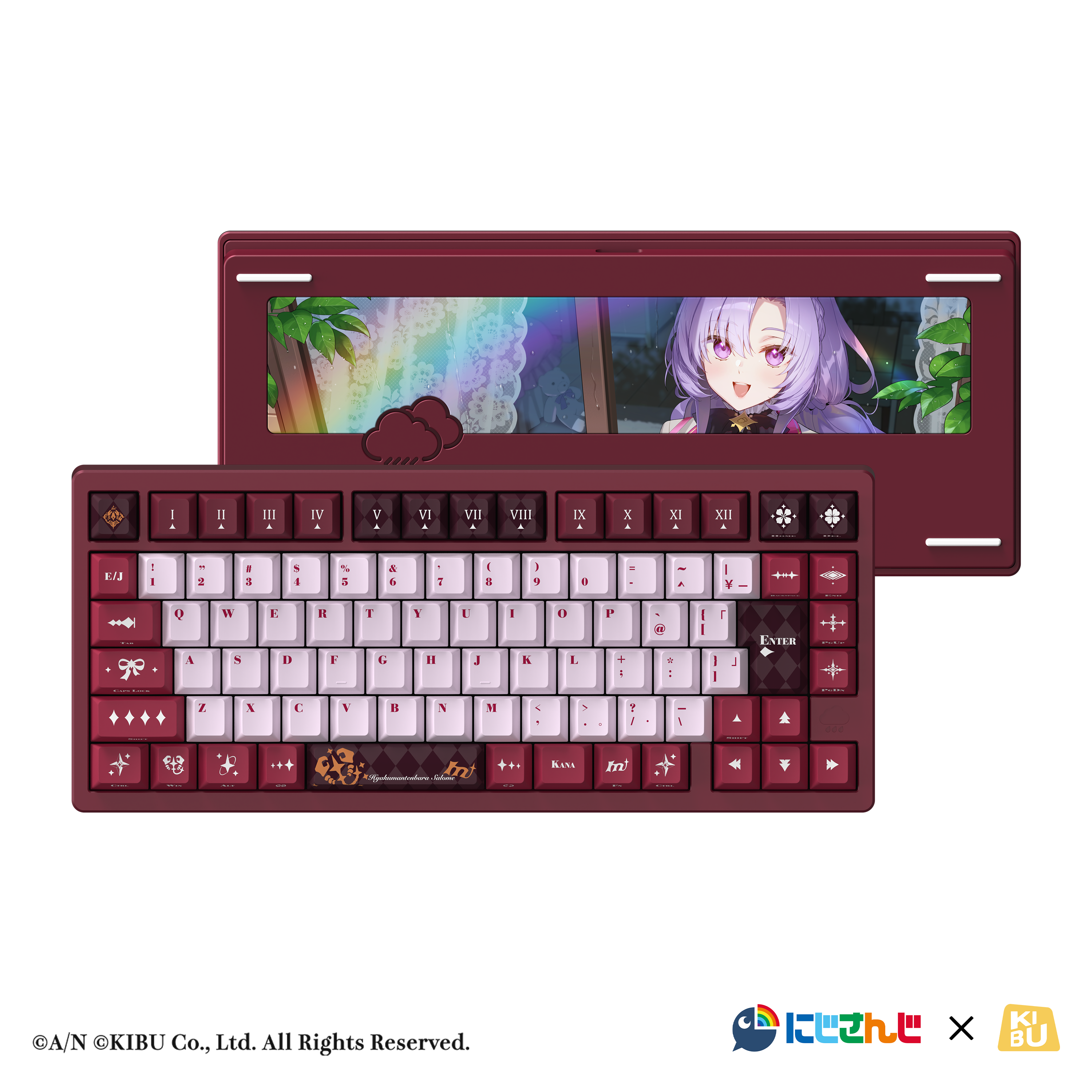 [JP] KIBU × にじさんじ - Rainy 75 Pro 壱百満天原サロメEdition【メカニカルキーボード】