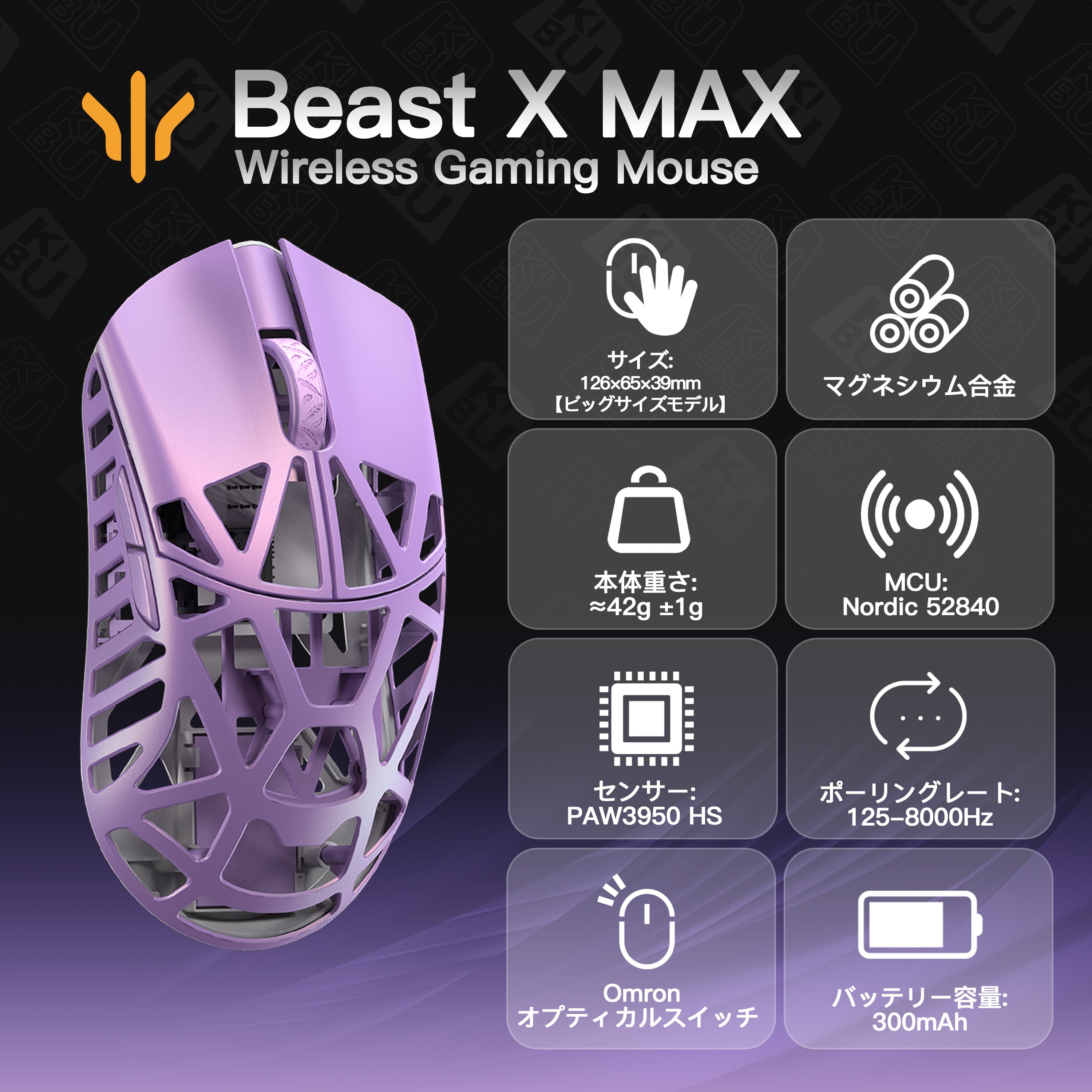 WLMOUSE Beast X Max P2【1月上旬登場予定】