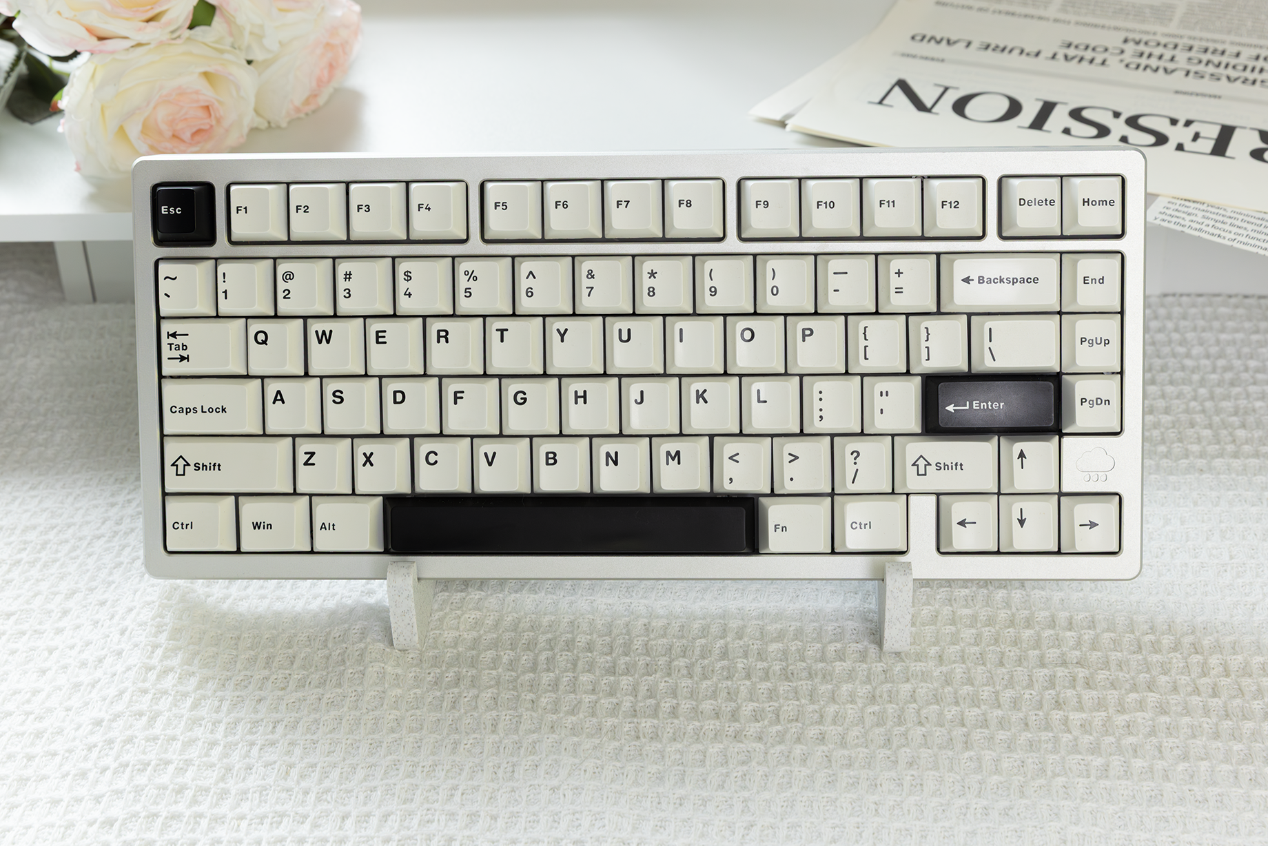 3Dプリント キーボードスタンド(棒付き)