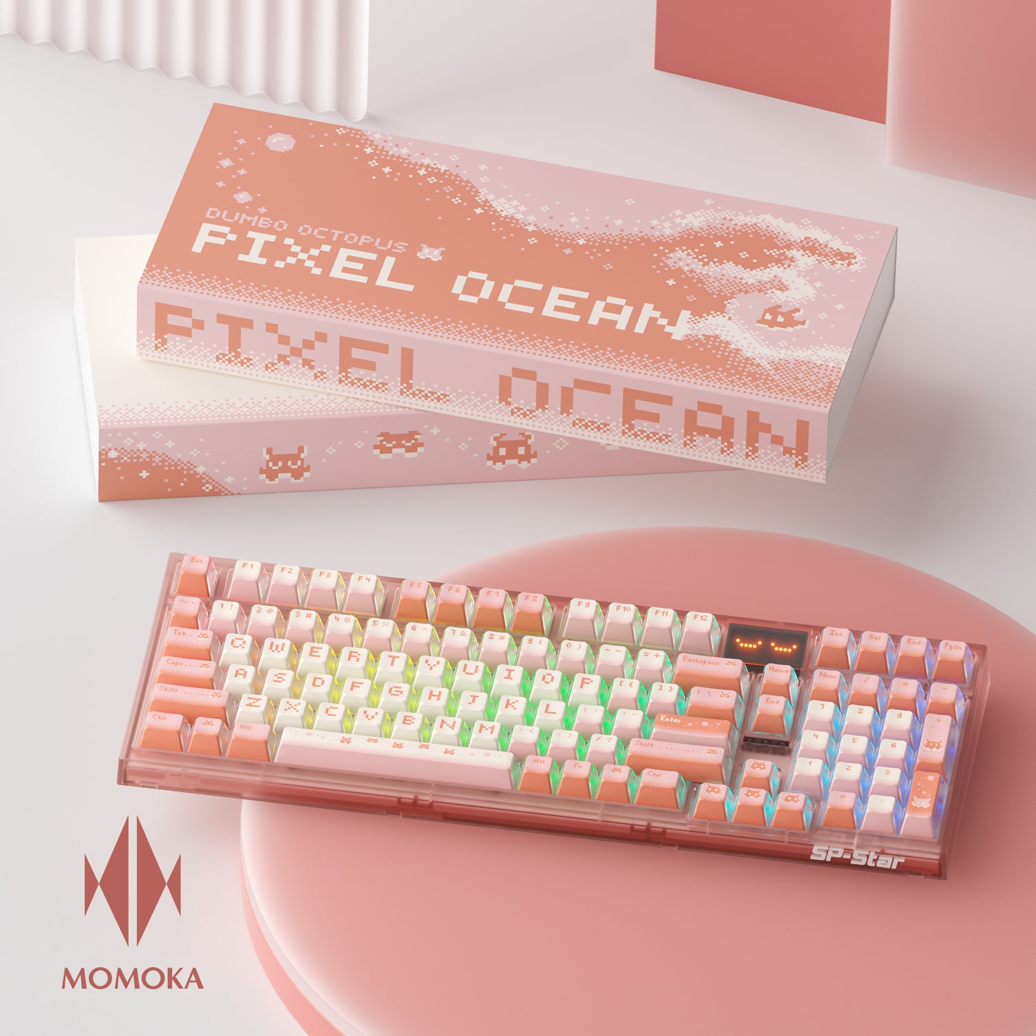 【絶賛発売中】MOMOKA Pixel Ocean（128キーキャップ）