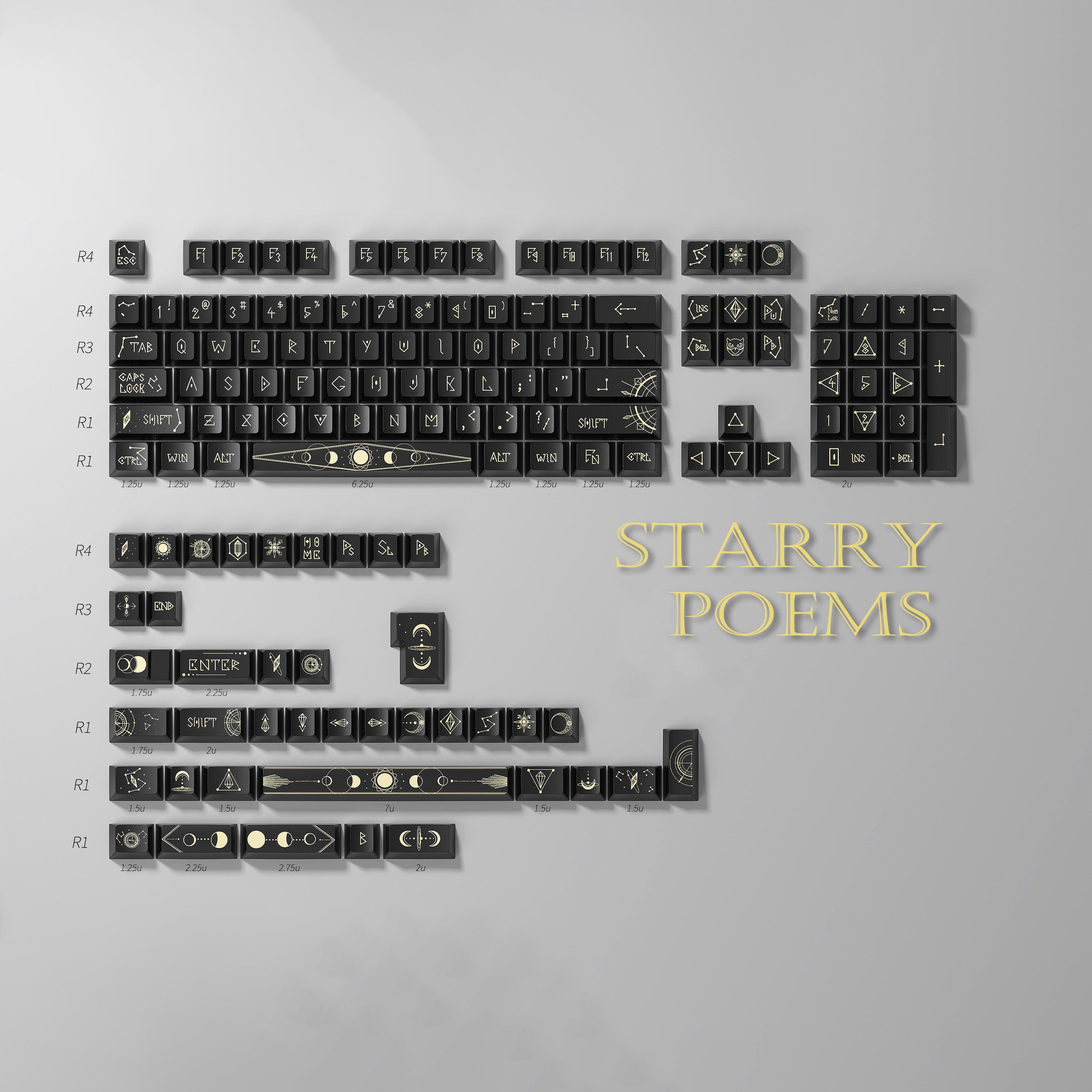 【絶賛発売中】DayDreamers StarryPoems キーキャップ（144キー）