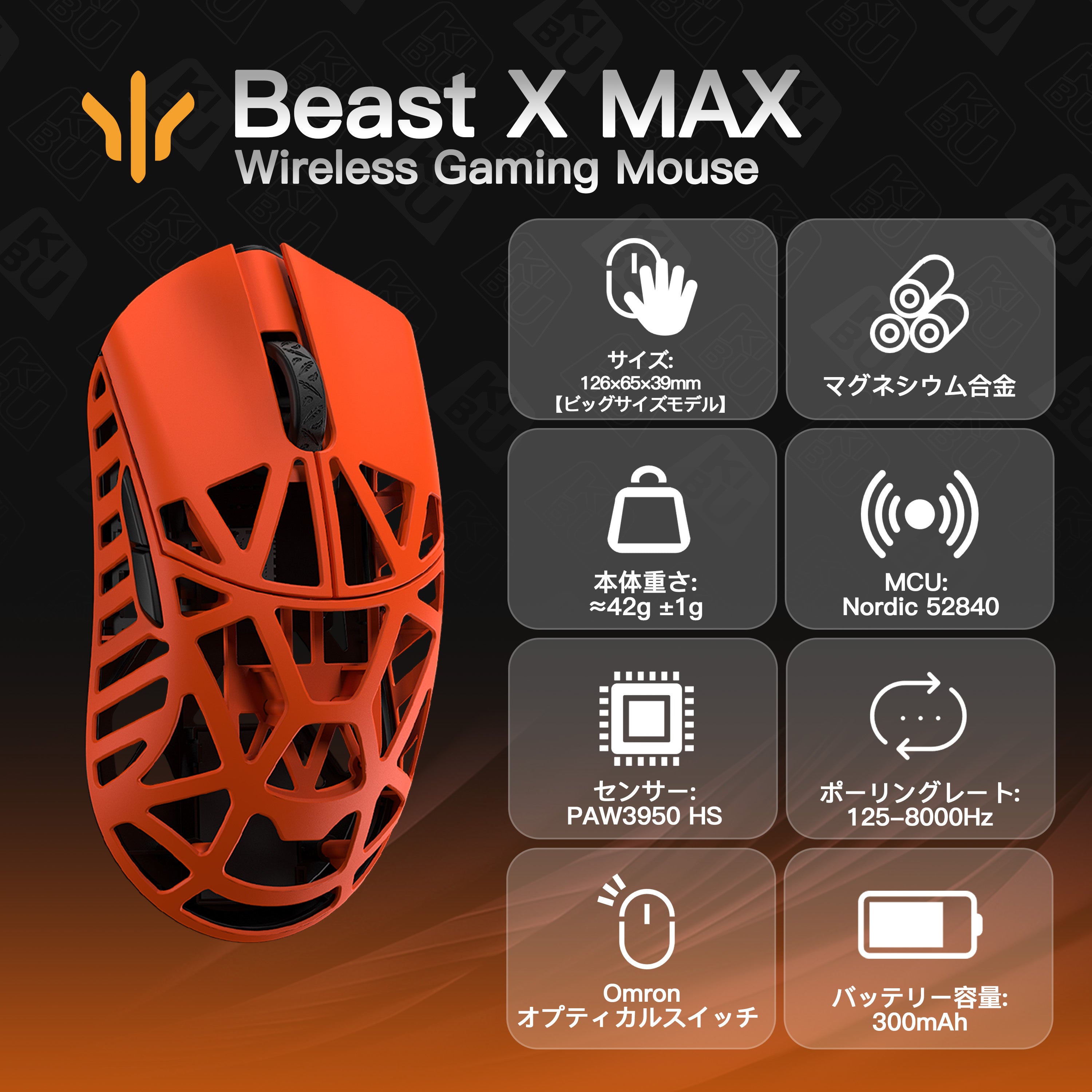 WLMOUSE Beast X Max P2【1月上旬登場予定】