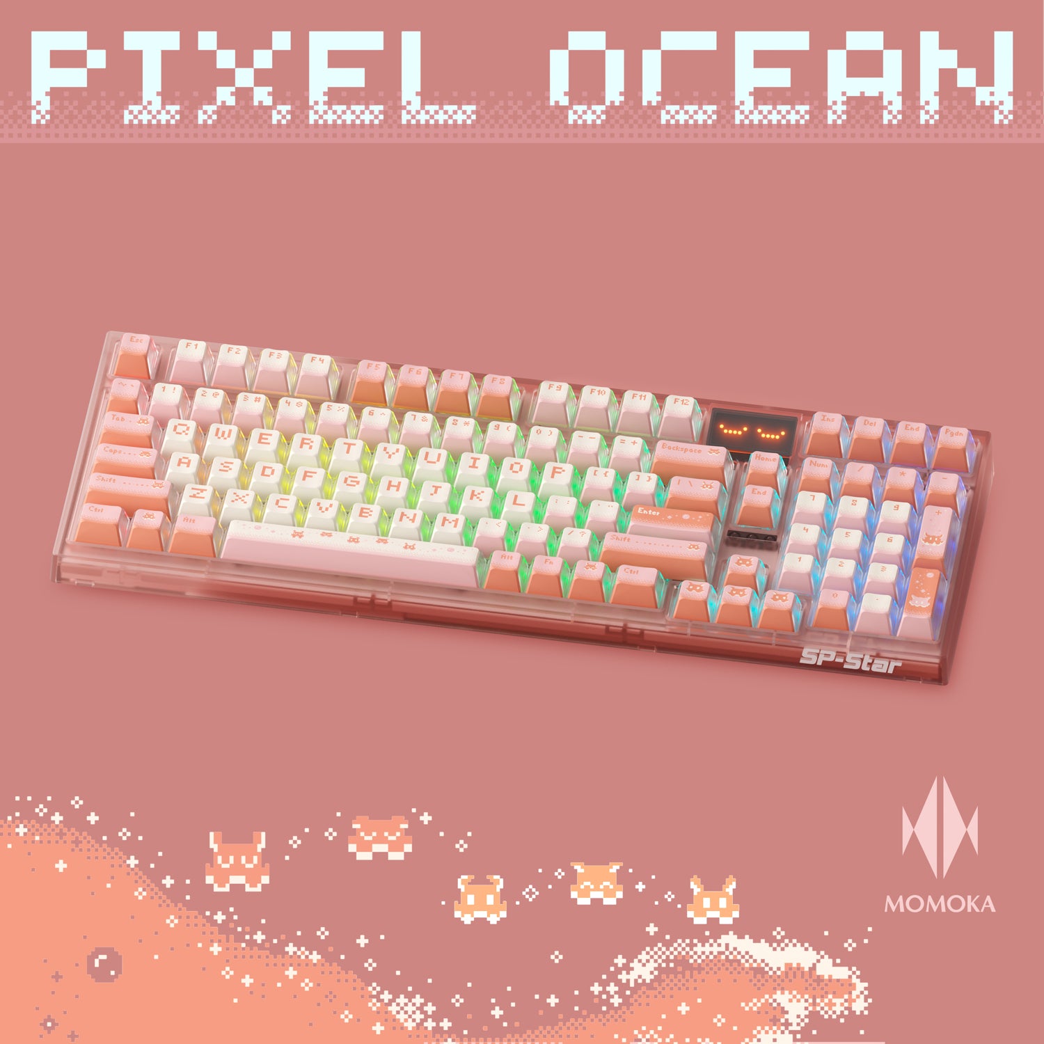 【絶賛発売中】MOMOKA Pixel Ocean（128キーキャップ）