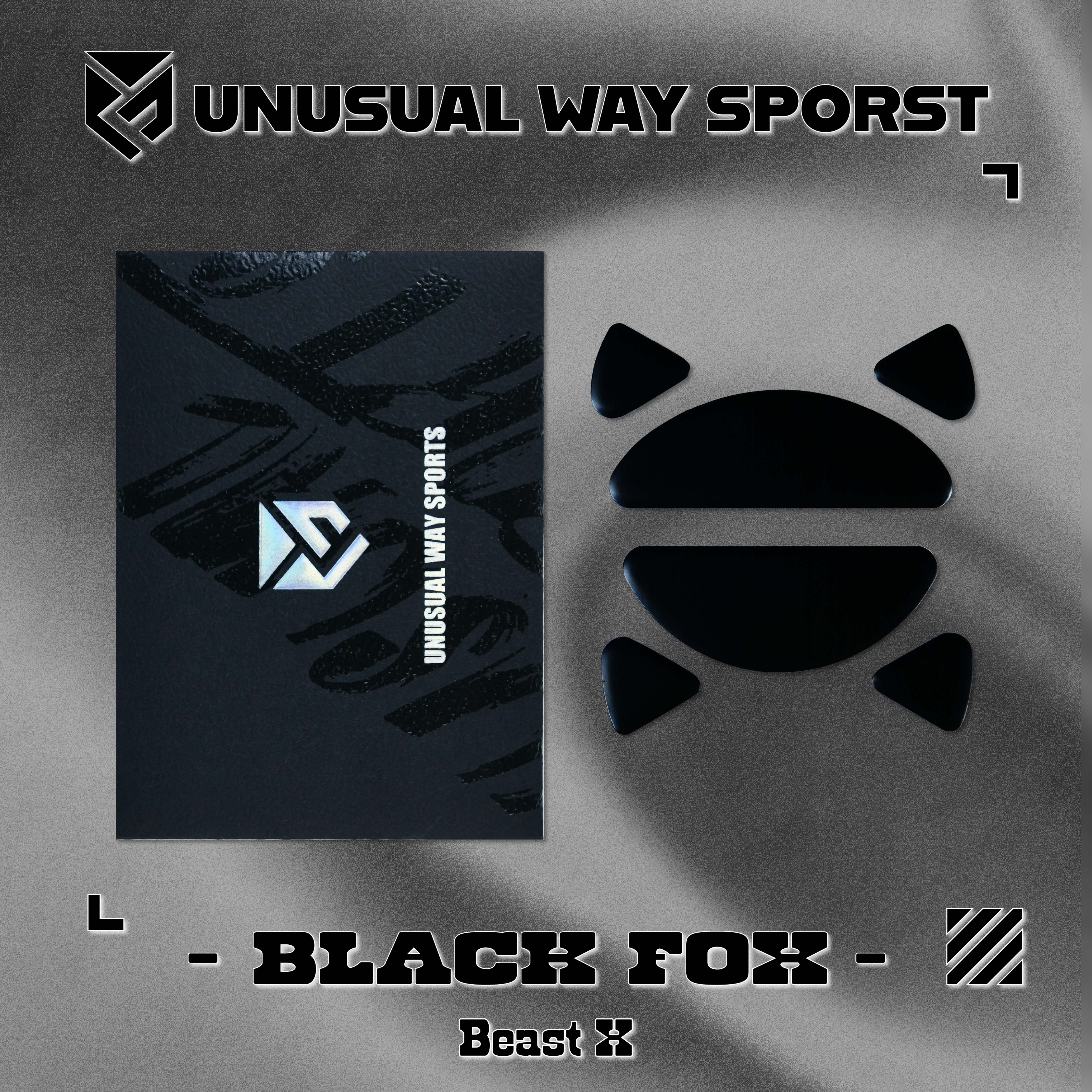 Unusual Way Sports Black Fox【専用マウスソール】