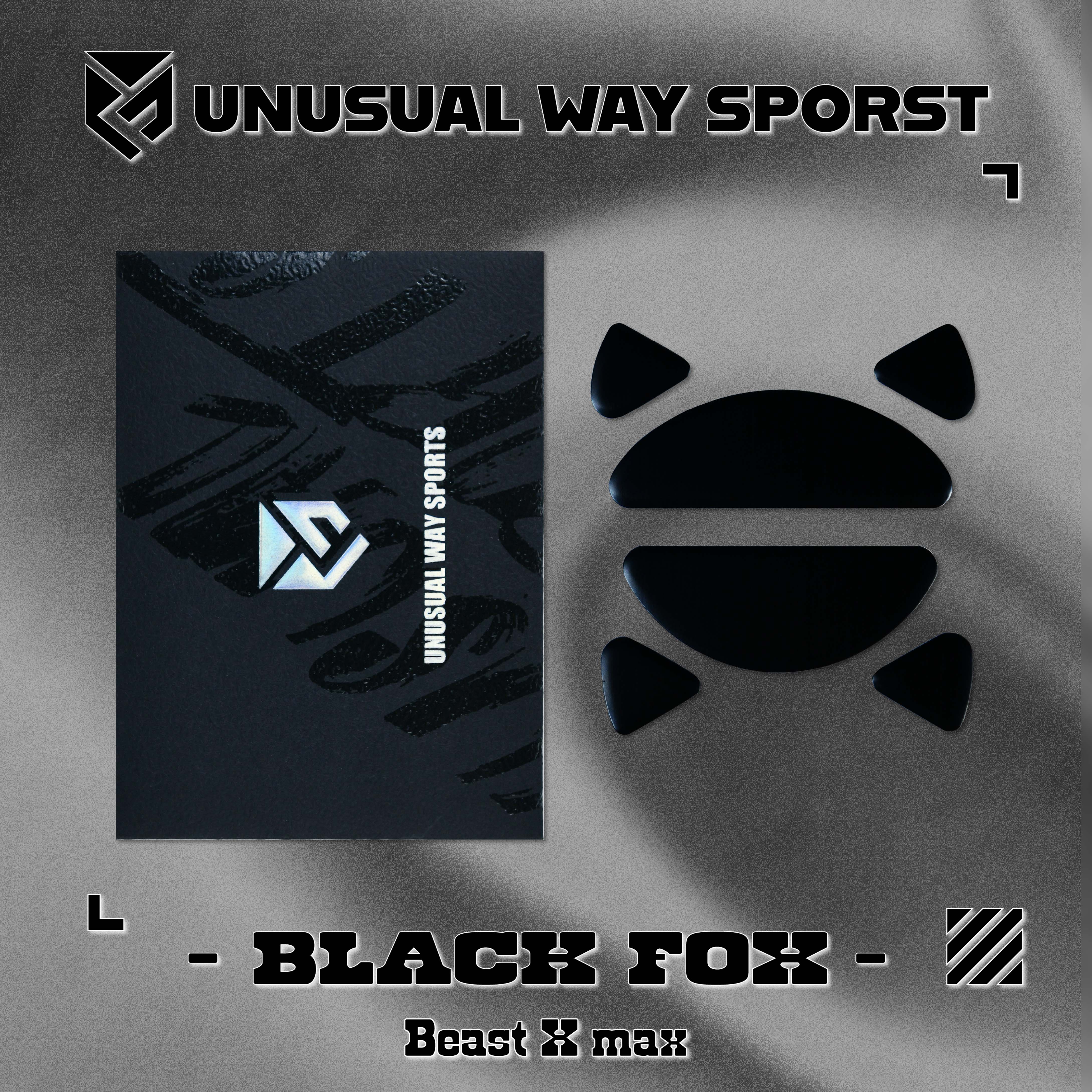 Unusual Way Sports Black Fox【専用マウスソール】
