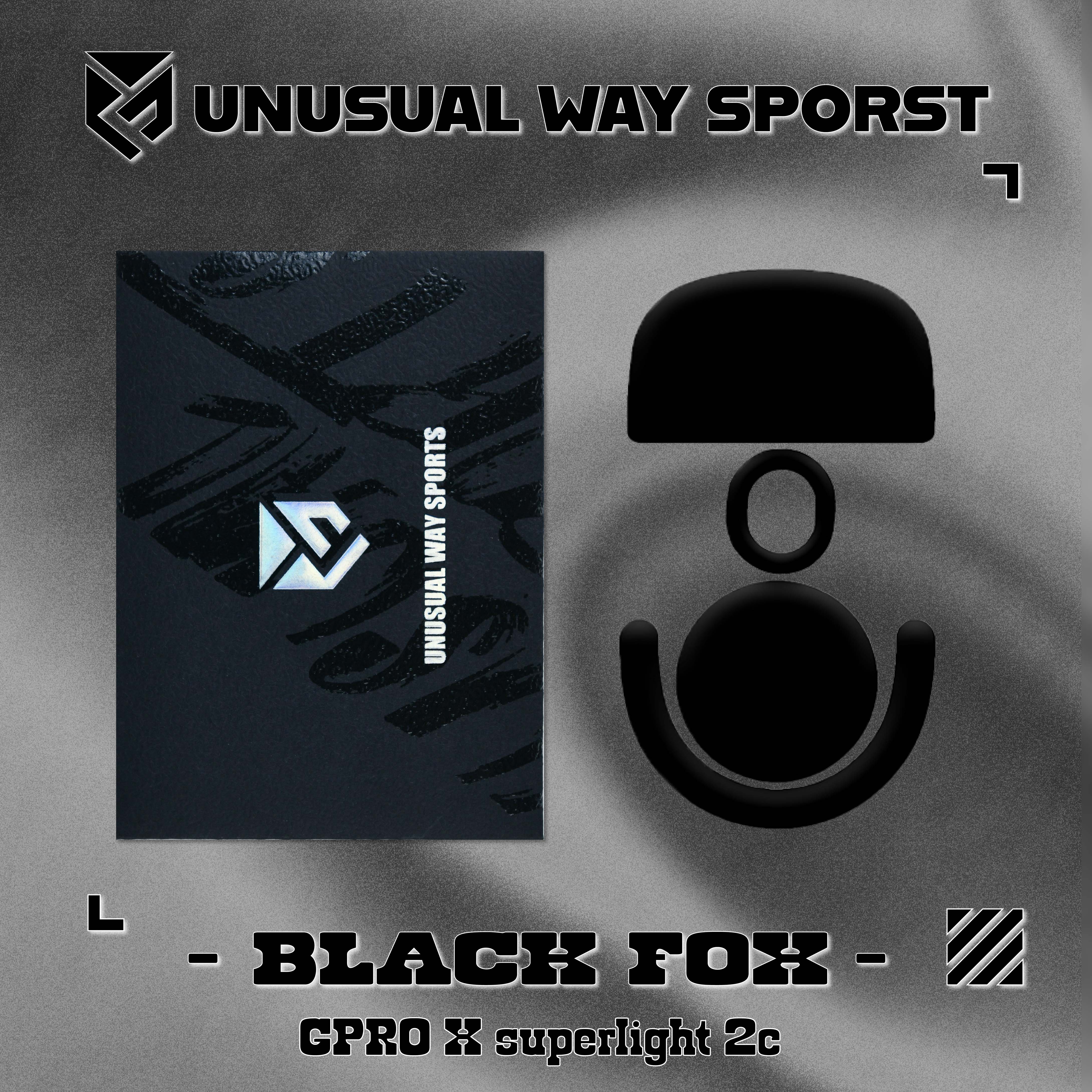 Unusual Way Sports Black Fox【専用マウスソール】