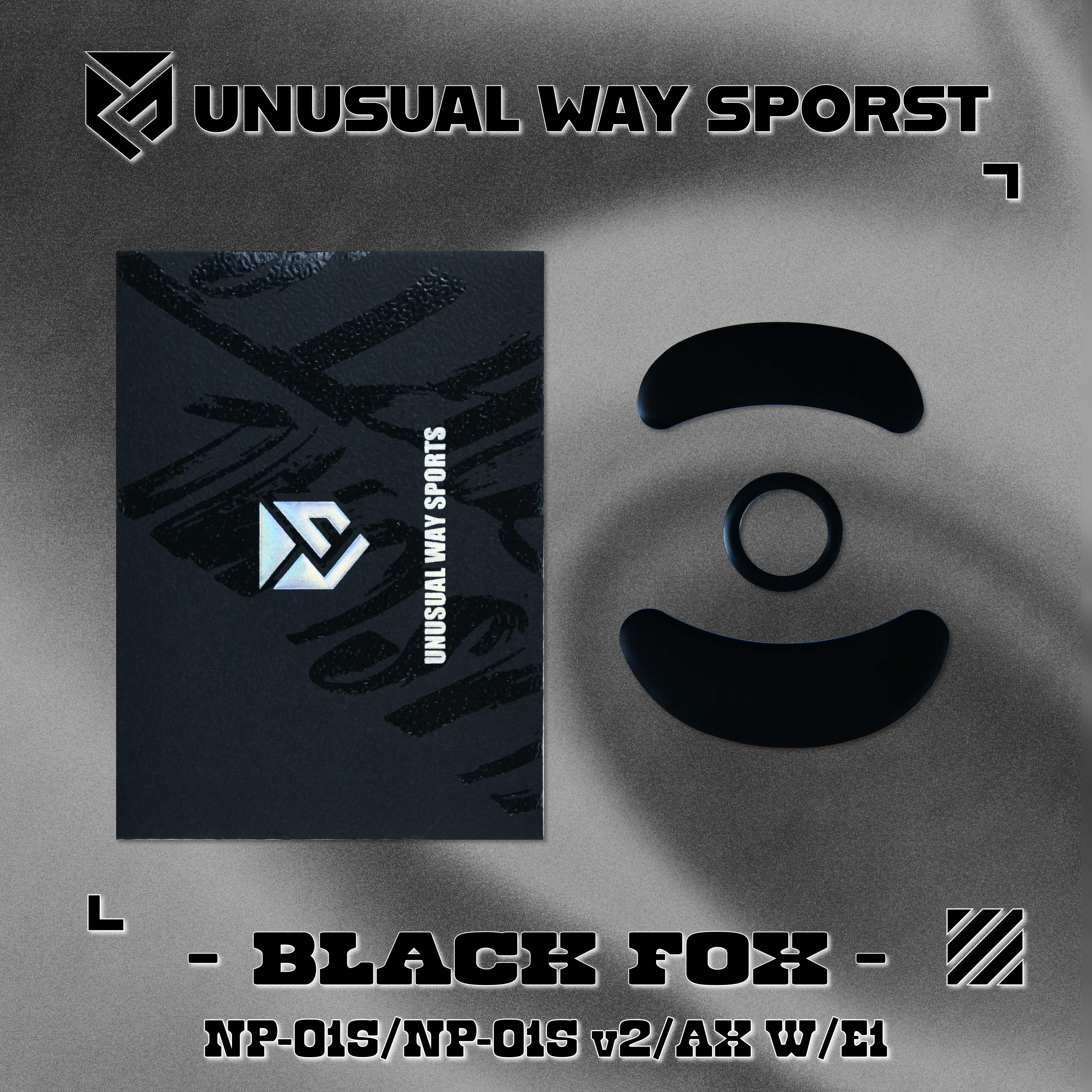 Unusual Way Sports Black Fox【専用マウスソール】