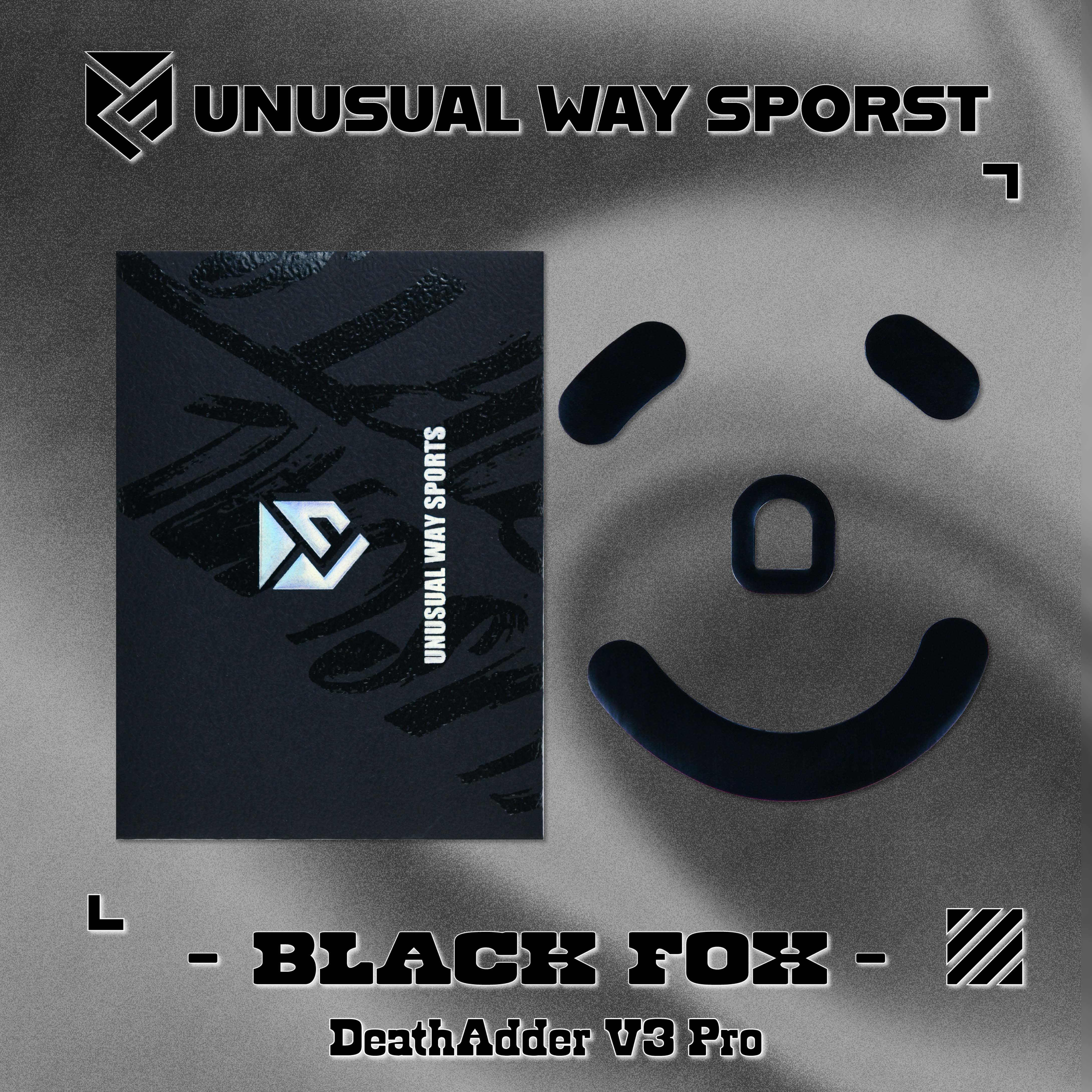 Unusual Way Sports Black Fox【専用マウスソール】