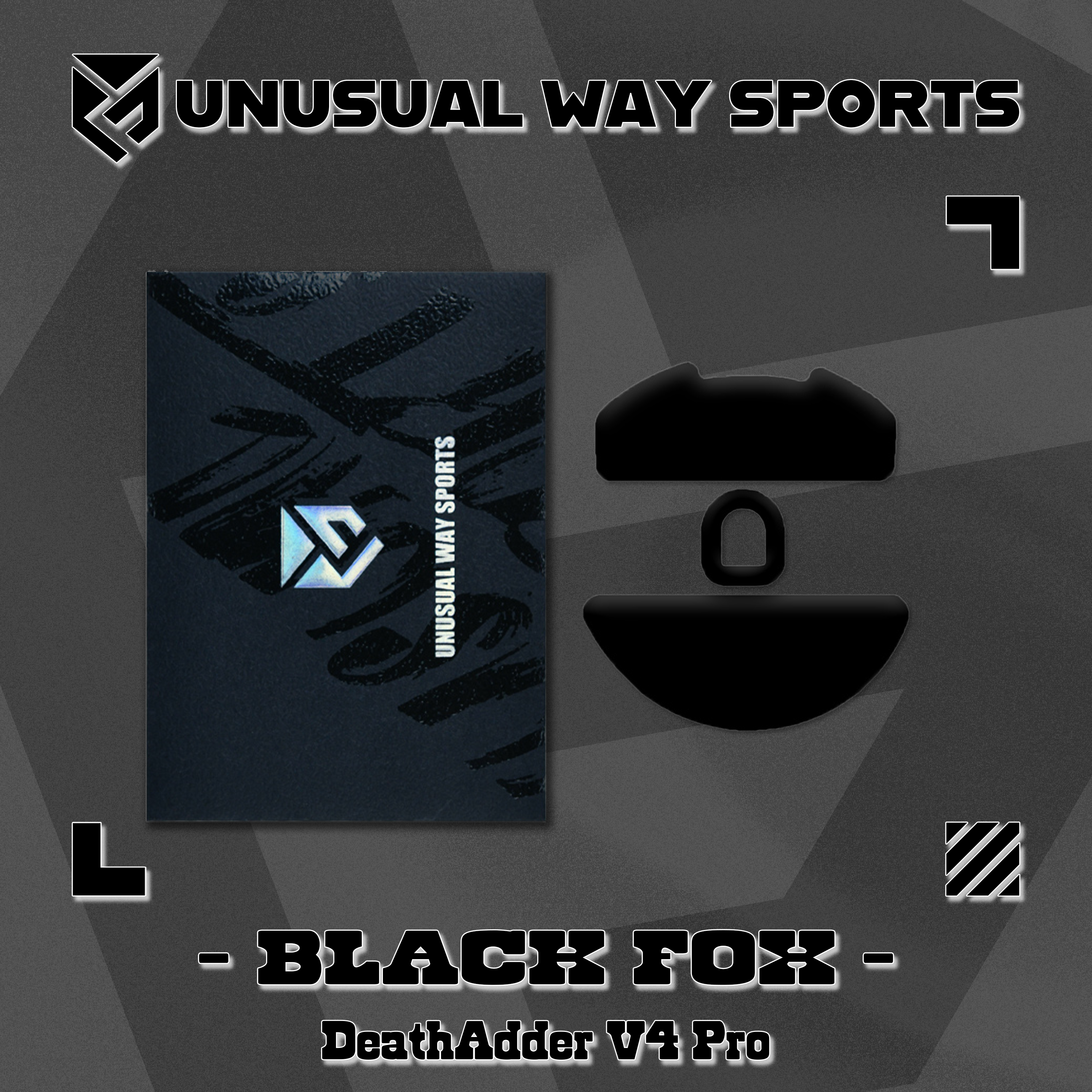 Unusual Way Sports Black Fox【専用マウスソール】