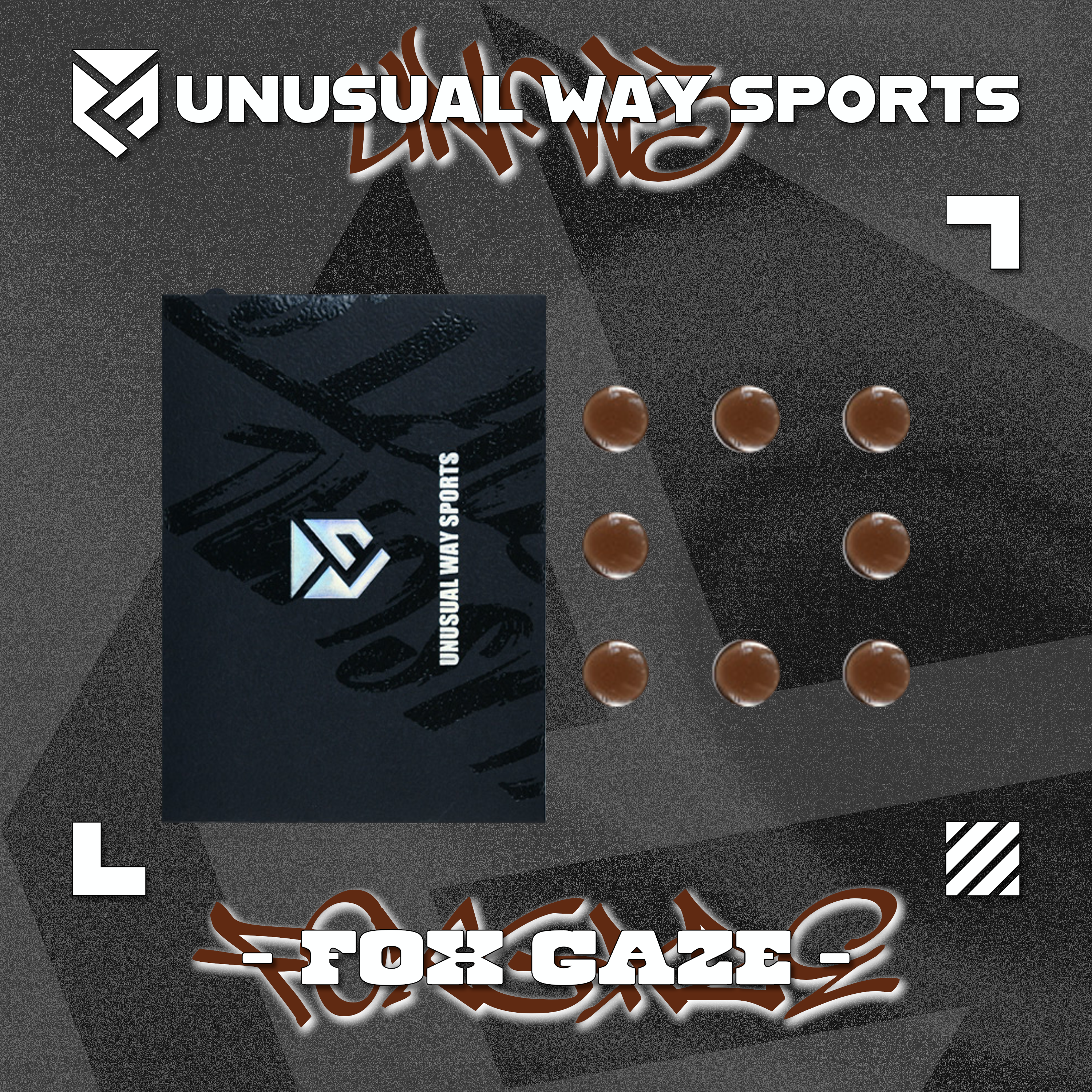 Unusual Way Sports Fox Gaze Dot【汎用型マウスソール】