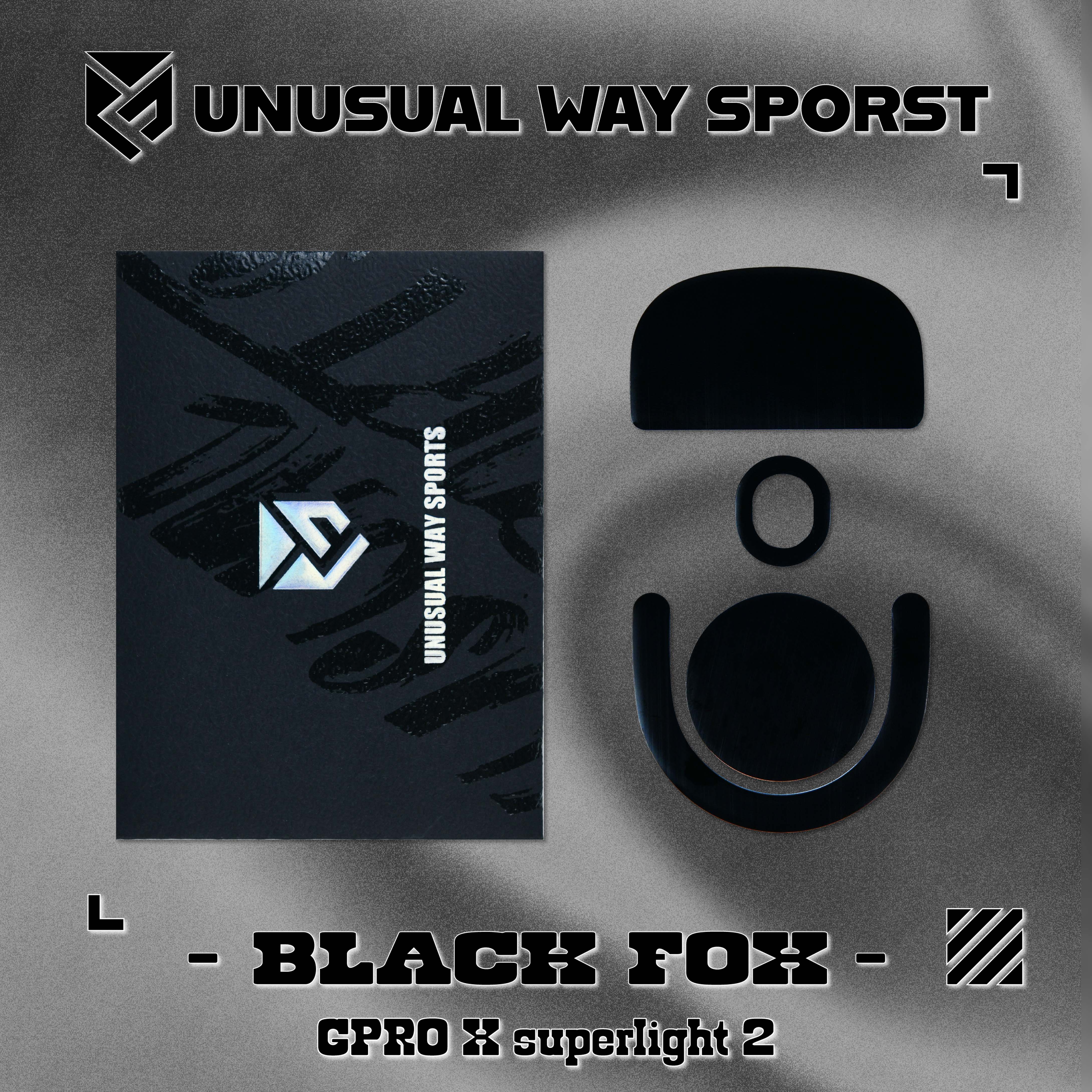 Unusual Way Sports Black Fox【専用マウスソール】