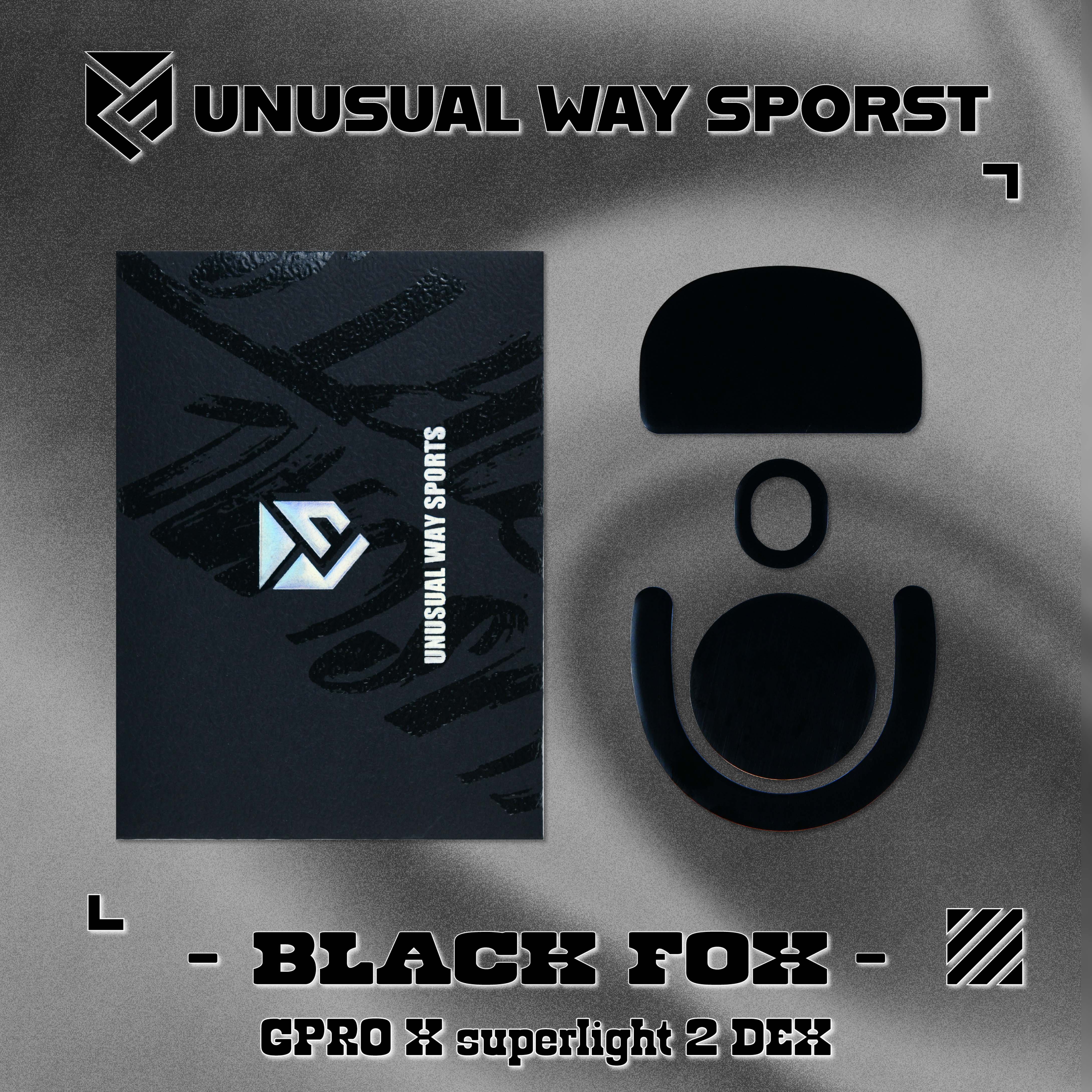 Unusual Way Sports Black Fox【専用マウスソール】