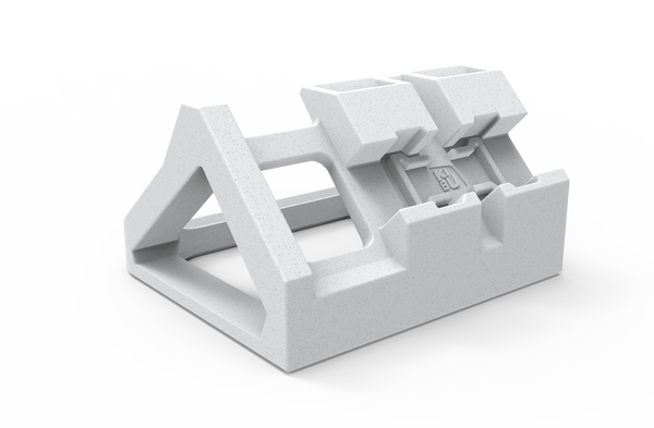 3Dプリント KB16＆HM-HUBスタンド[8 × 2.5mm足ゴム(6個)含む]