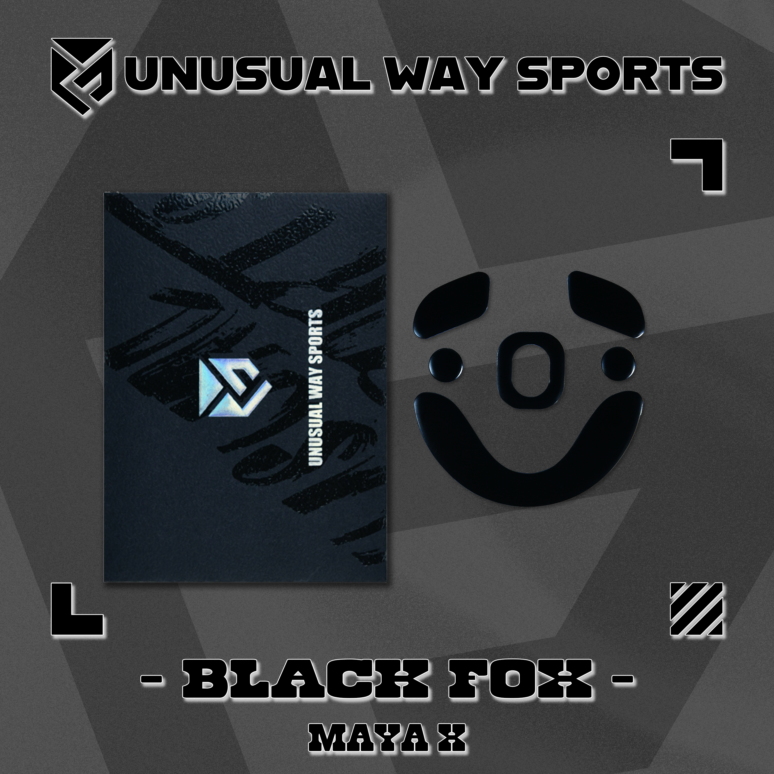 Unusual Way Sports Black Fox【専用マウスソール】
