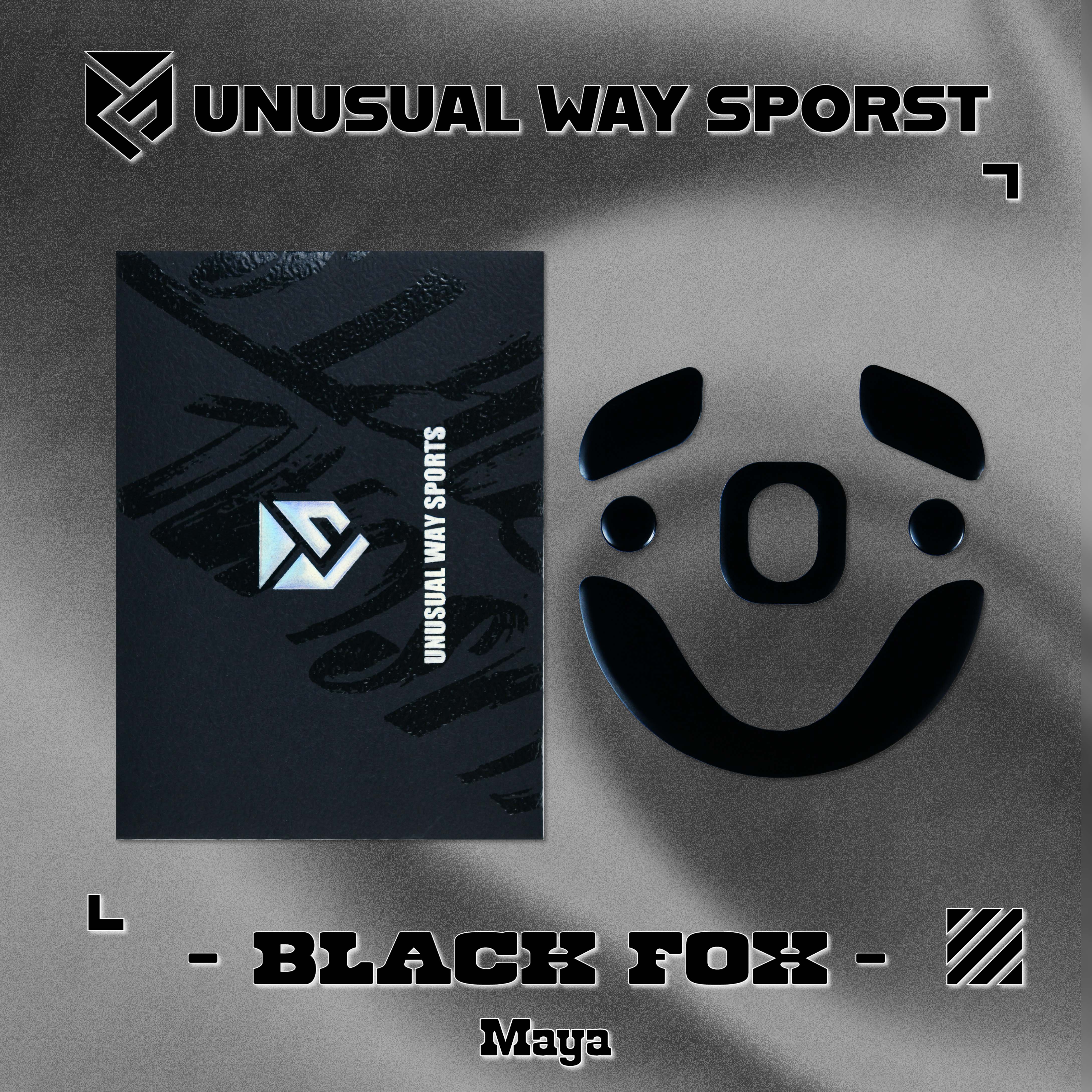 Unusual Way Sports Black Fox【専用マウスソール】