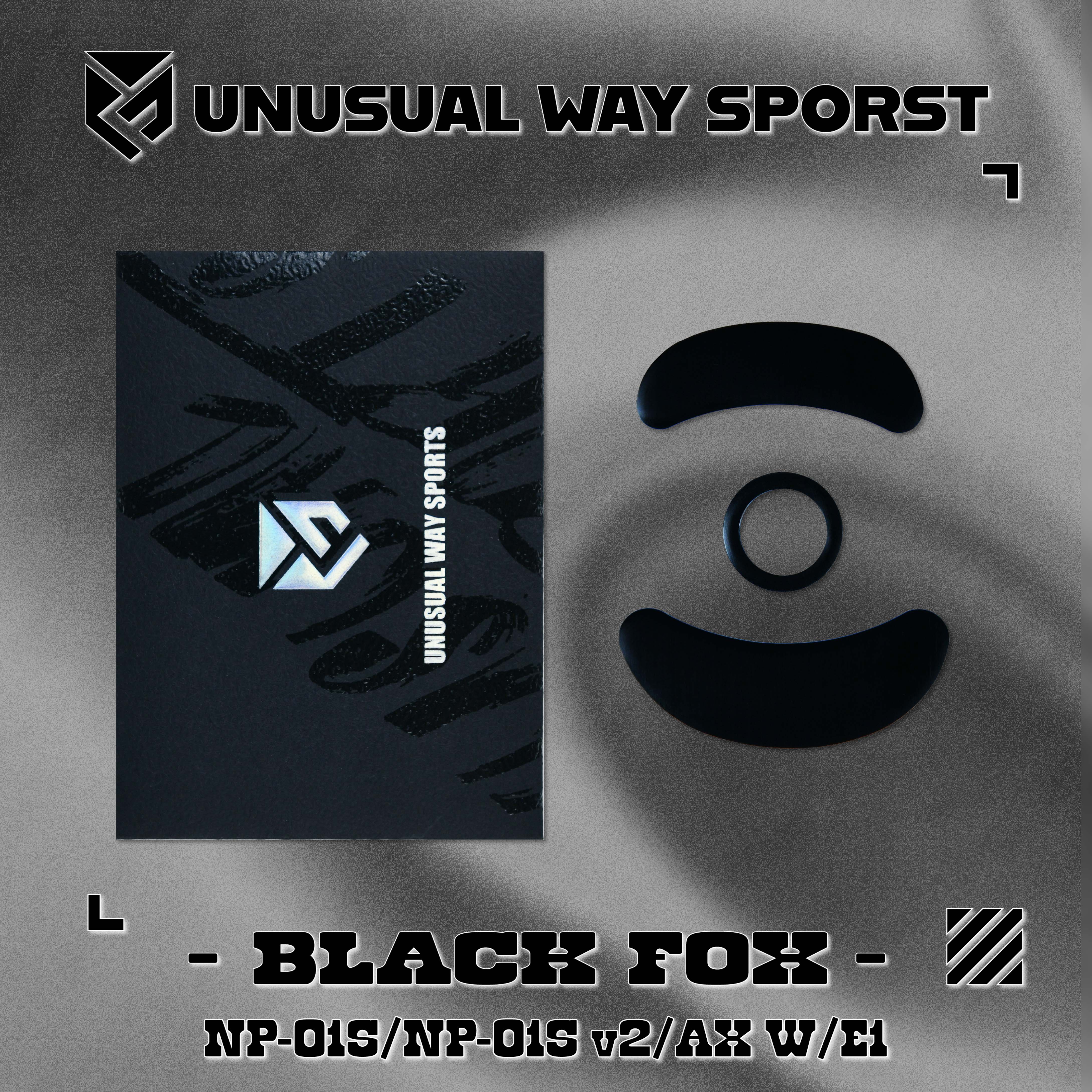 Unusual Way Sports Black Fox【専用マウスソール】
