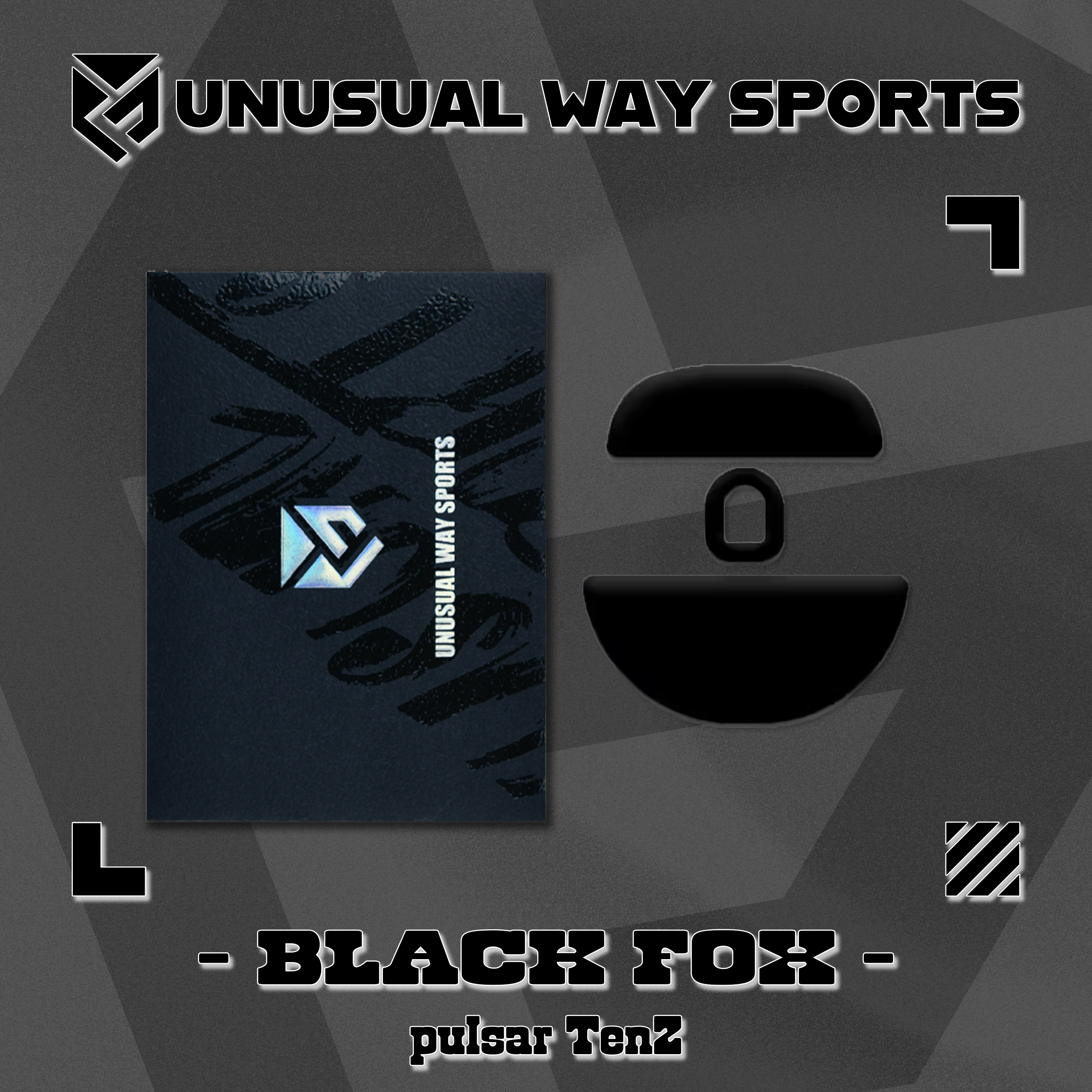 Unusual Way Sports Black Fox【専用マウスソール】