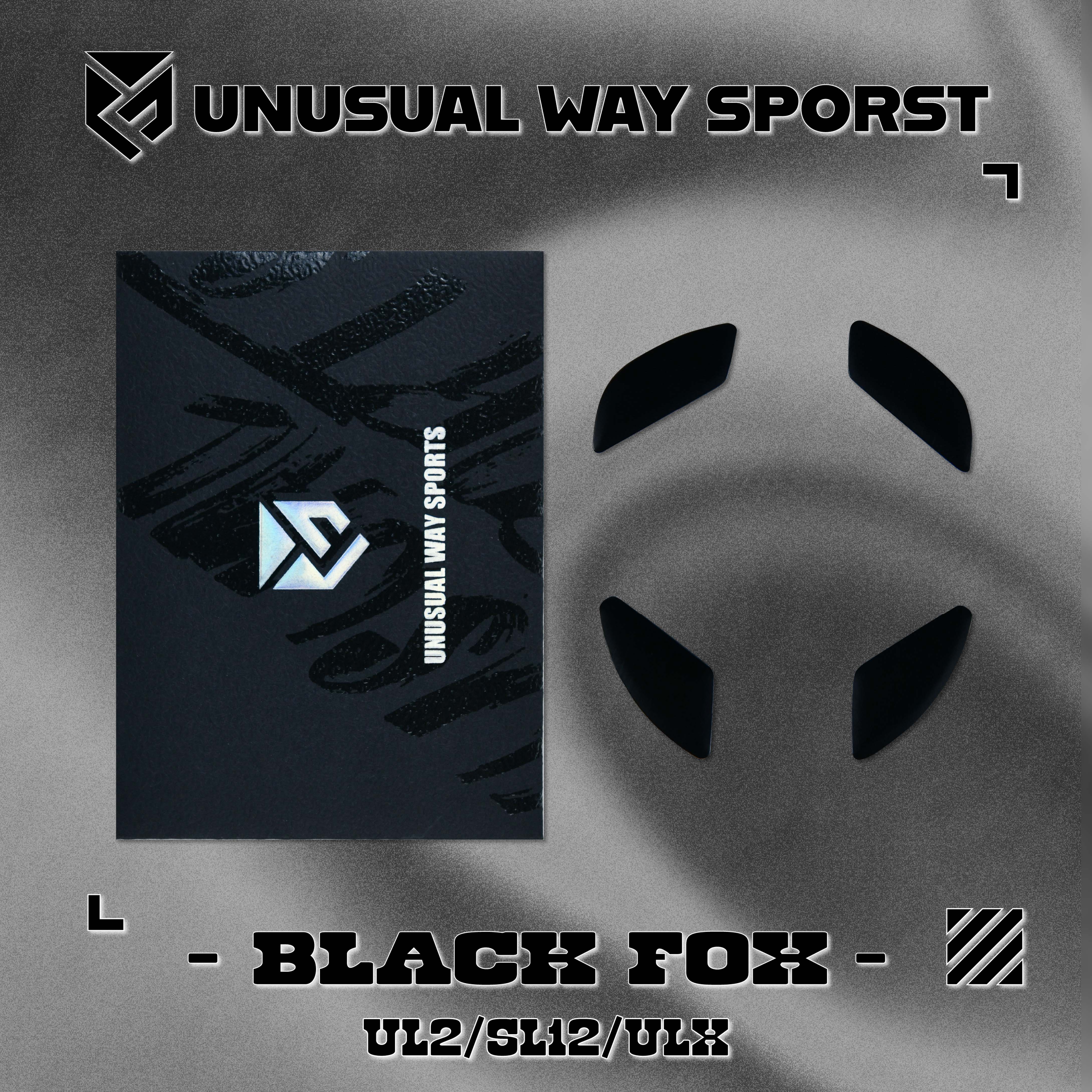 Unusual Way Sports Black Fox【専用マウスソール】